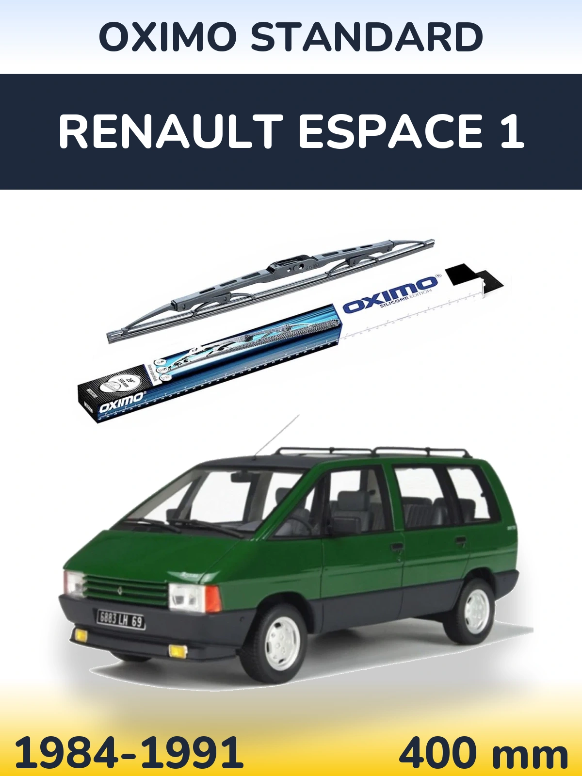 Ștergătoare Oximo Standard pentru Renault Espace 1