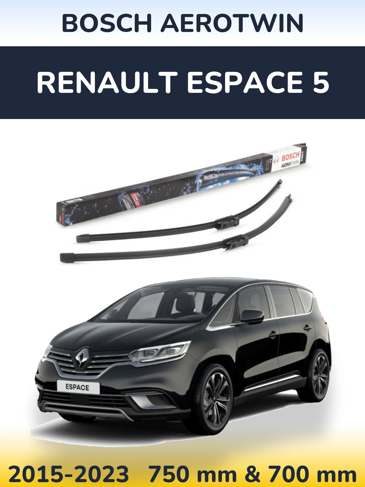 Ștergătoare BOSCH AeroTwin pentru Renault Espace 5