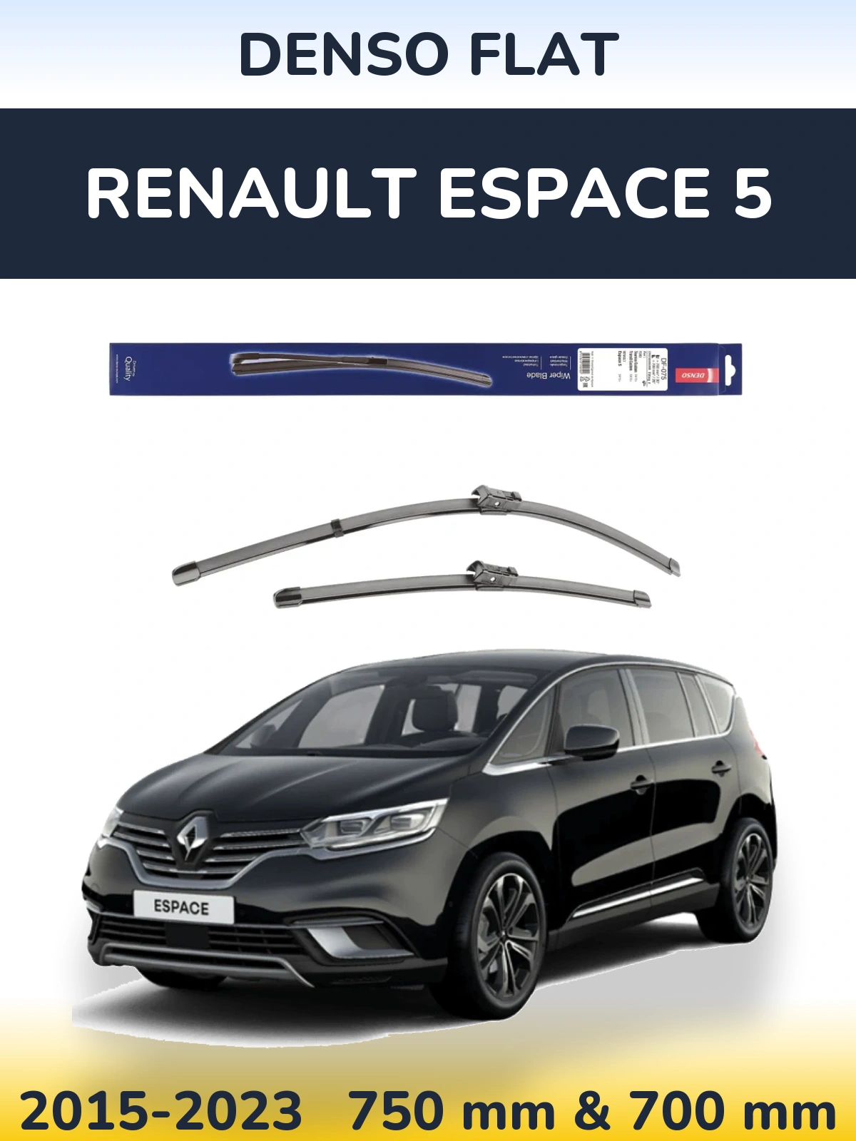 Ștergătoare Denso Flat pentru Renault Espace 5