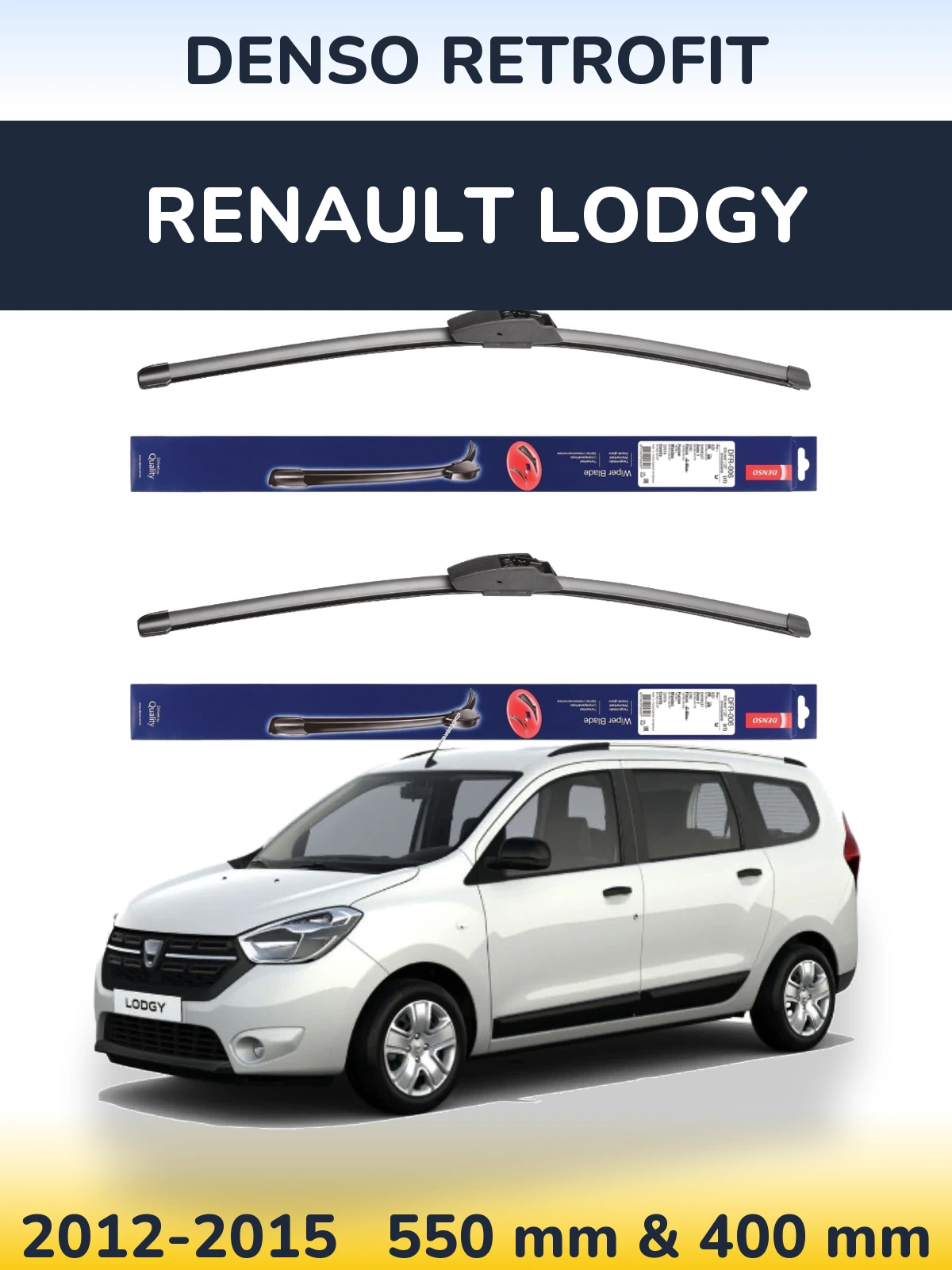 Ștergătoare Denso Retrofit pentru Renault Lodgy