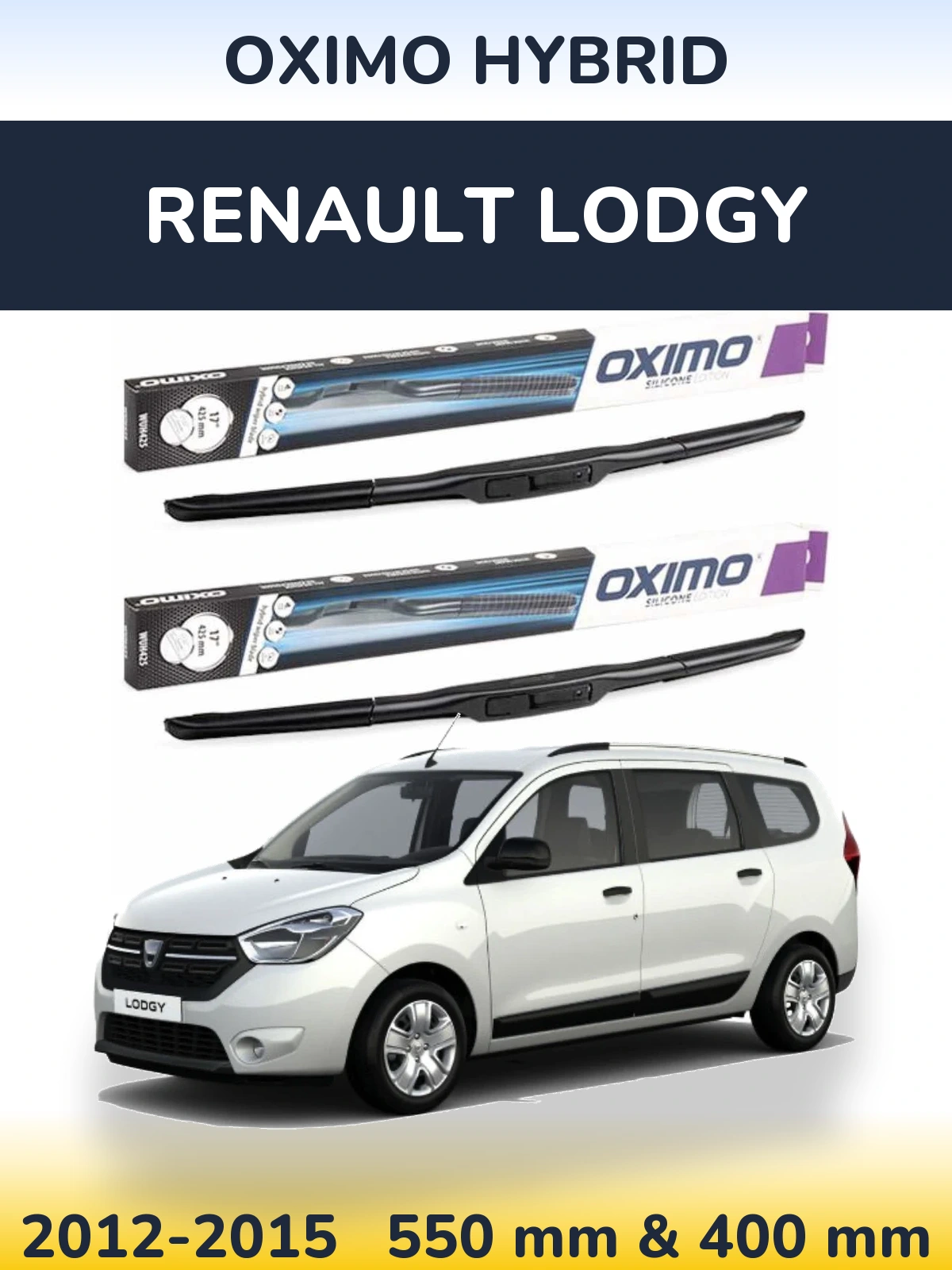Ștergătoare Oximo Hybrid pentru Renault Lodgy