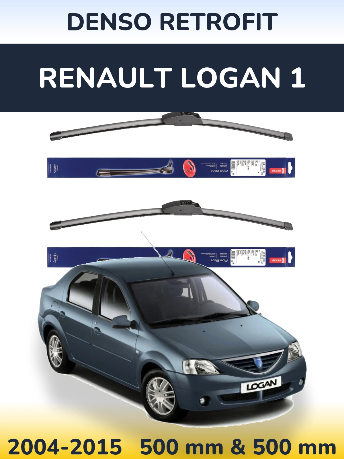 Ștergătoare Denso Retrofit pentru Renault Logan 1