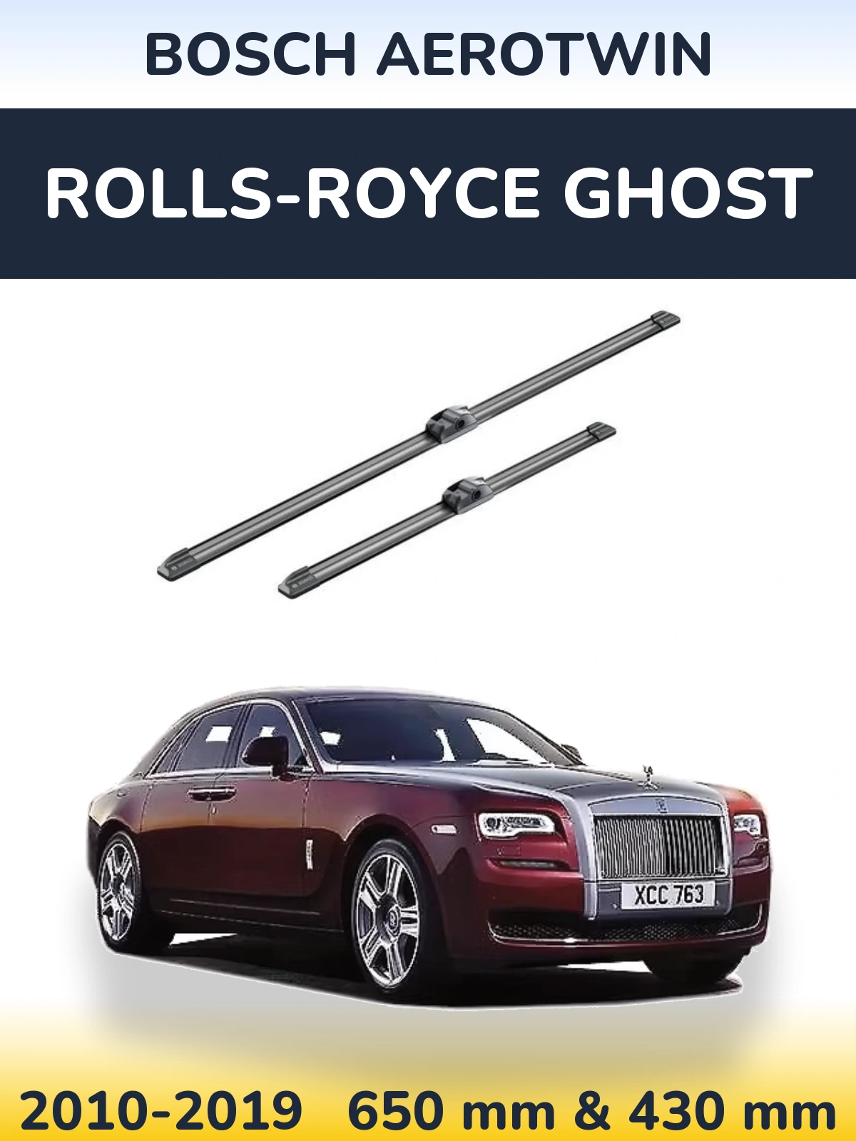 Ștergătoare BOSCH AeroTwin pentru Rolls-Royce Ghost