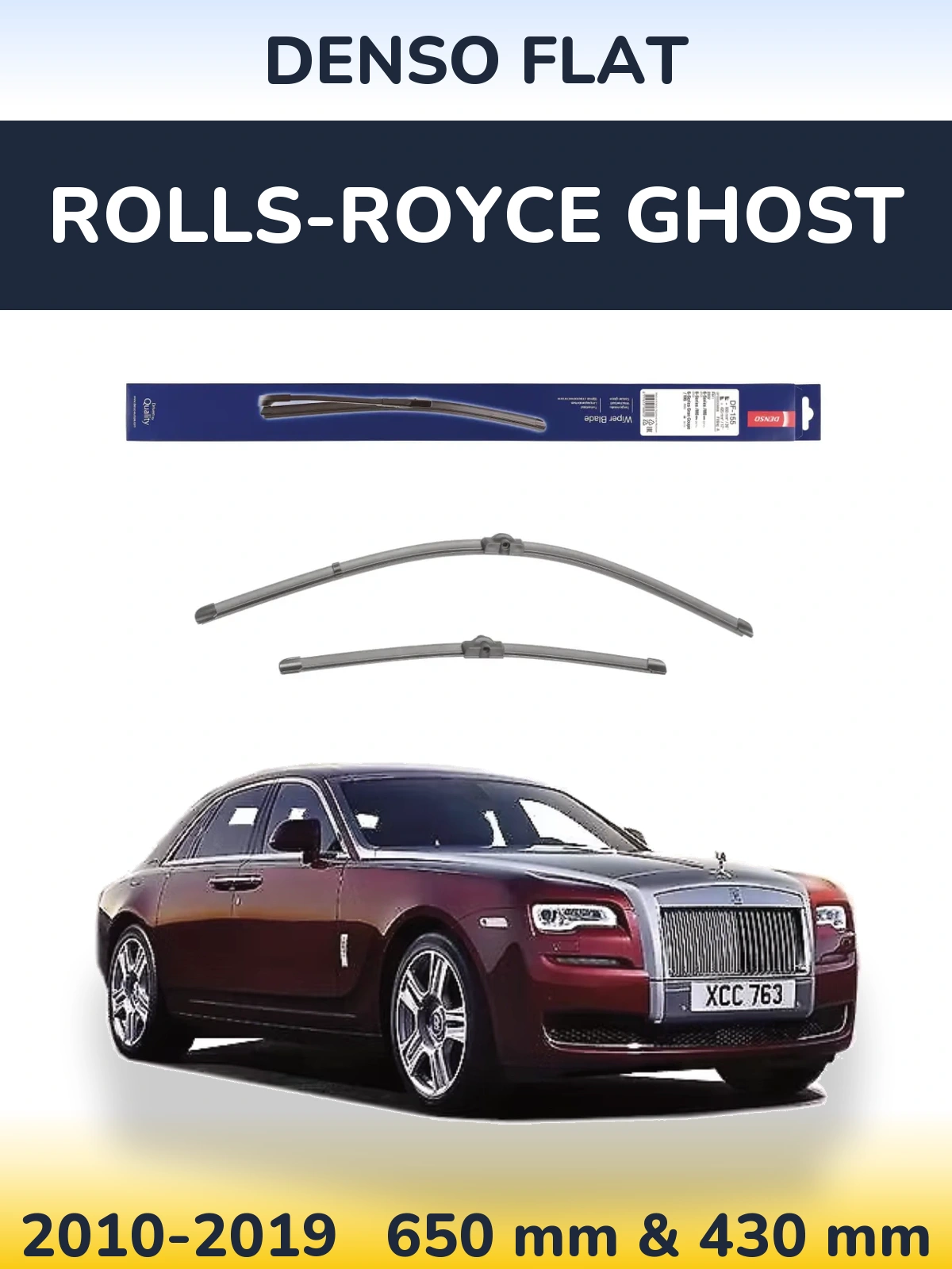 Ștergătoare Denso Flat pentru Rolls-Royce Ghost