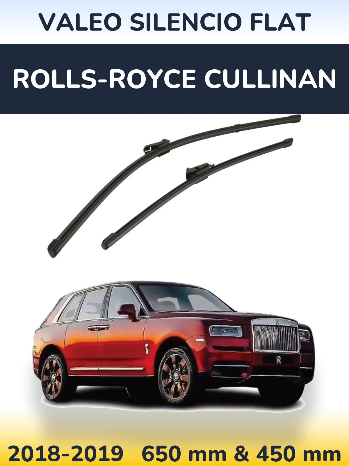 Ștergătoare Valeo Silencio Flat pentru Rolls-Royce Cullinan