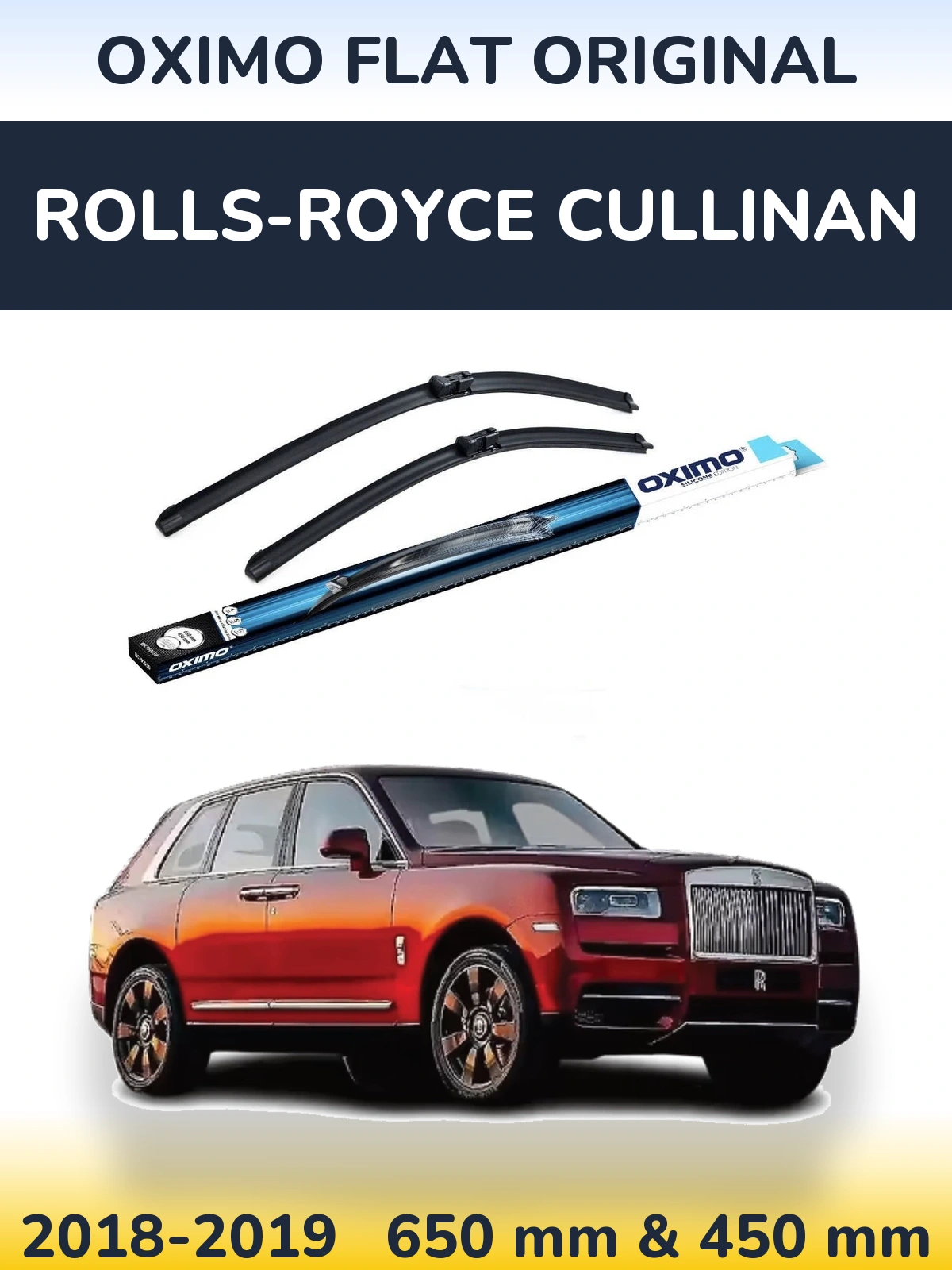 Ștergătoare Oximo Flat Original pentru Rolls-Royce Cullinan
