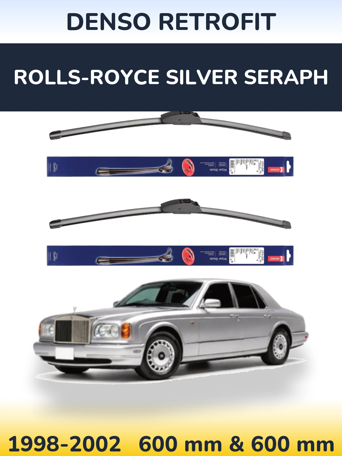 Ștergătoare Denso Retrofit pentru Rolls-Royce Silver Seraph