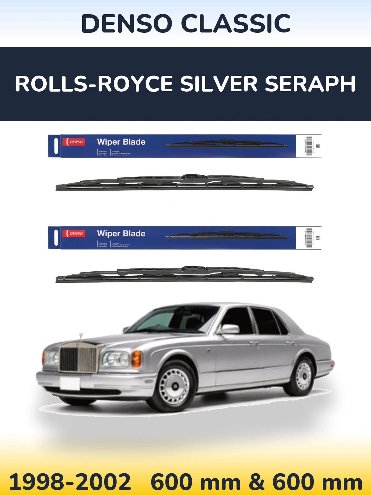 Ștergătoare Denso Classic pentru Rolls-Royce Silver Seraph