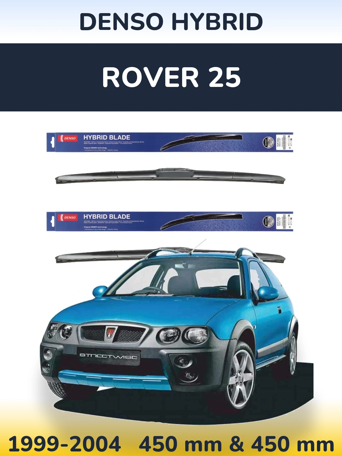 Ștergătoare Denso Hybrid pentru Rover 25