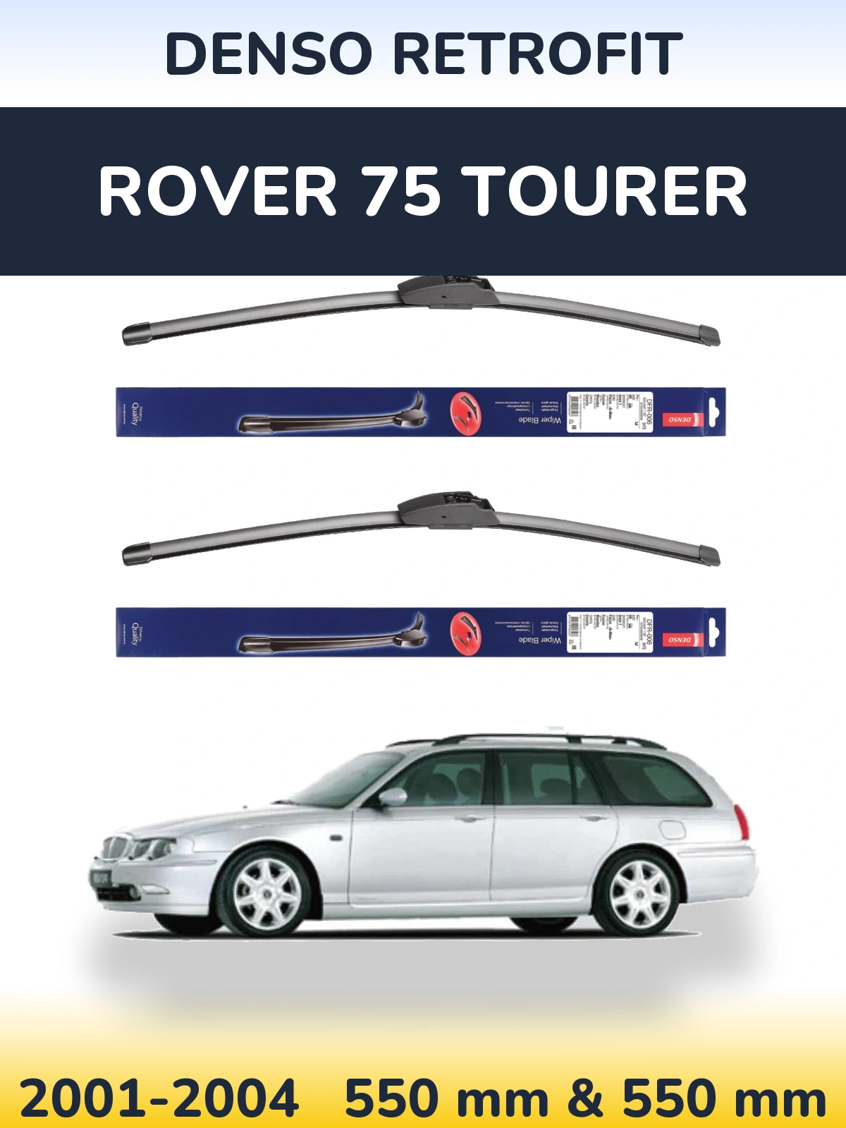 Ștergătoare Denso Retrofit pentru Rover 75 Tourer
