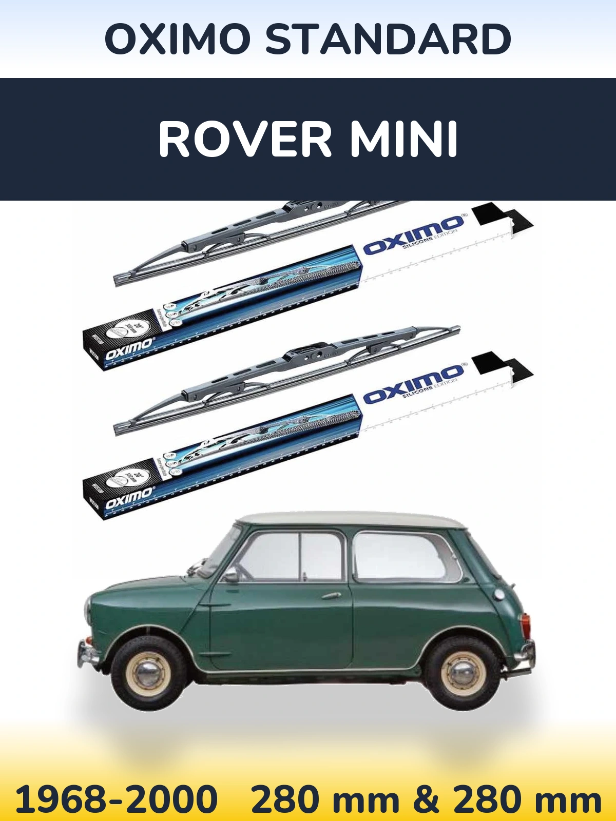 Ștergătoare Oximo Standard pentru Rover Mini