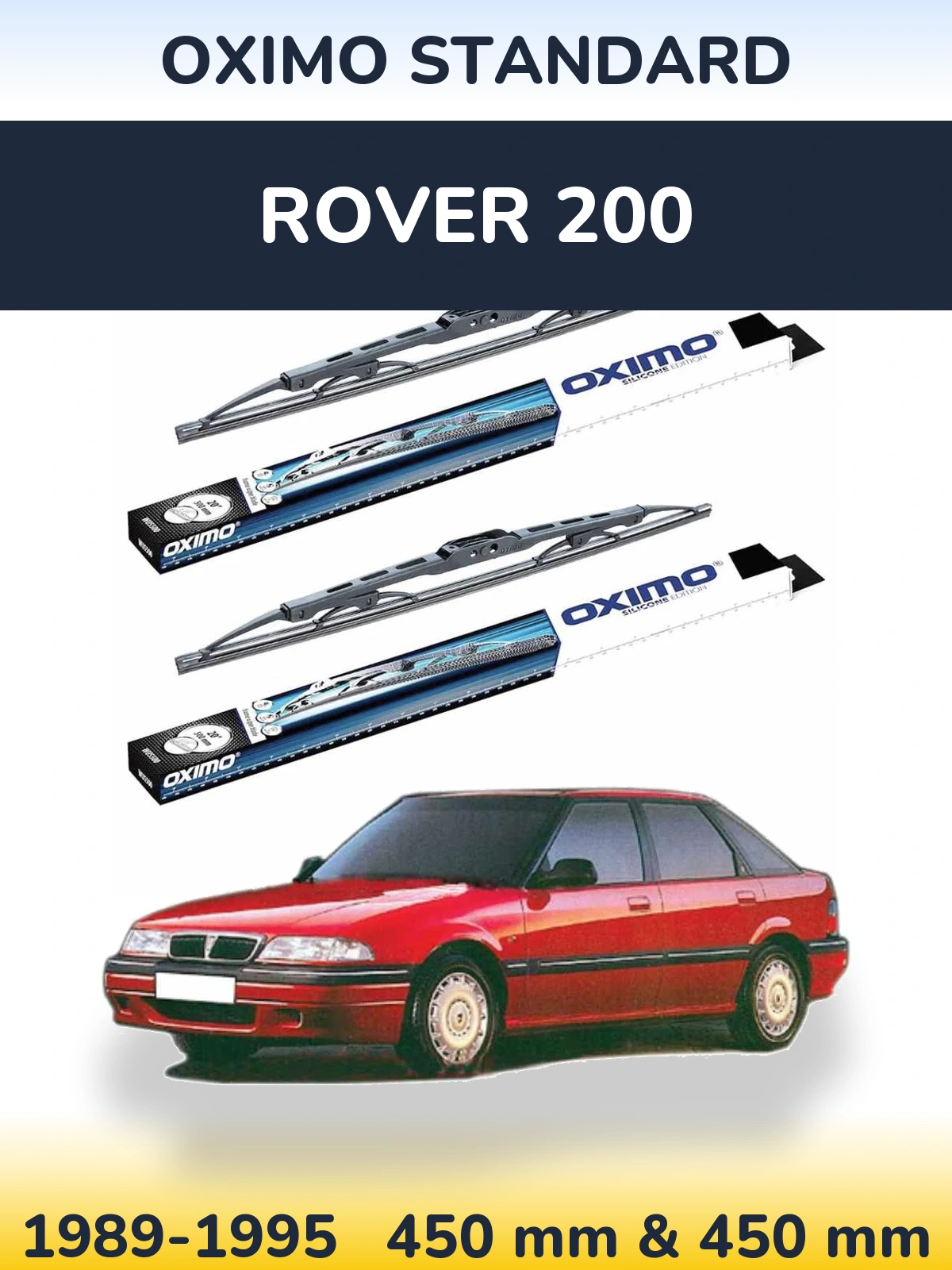 Ștergătoare Oximo Standard pentru Rover 200