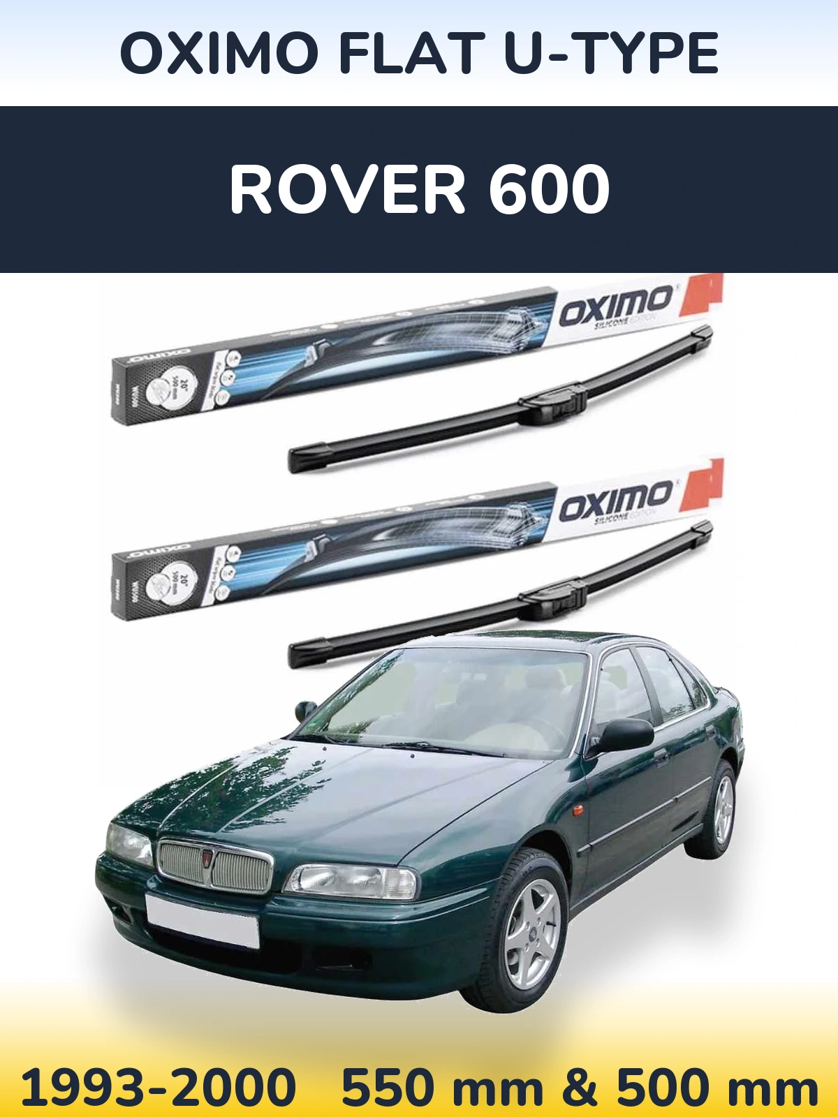 Ștergătoare Oximo Flat U-type pentru Rover 600