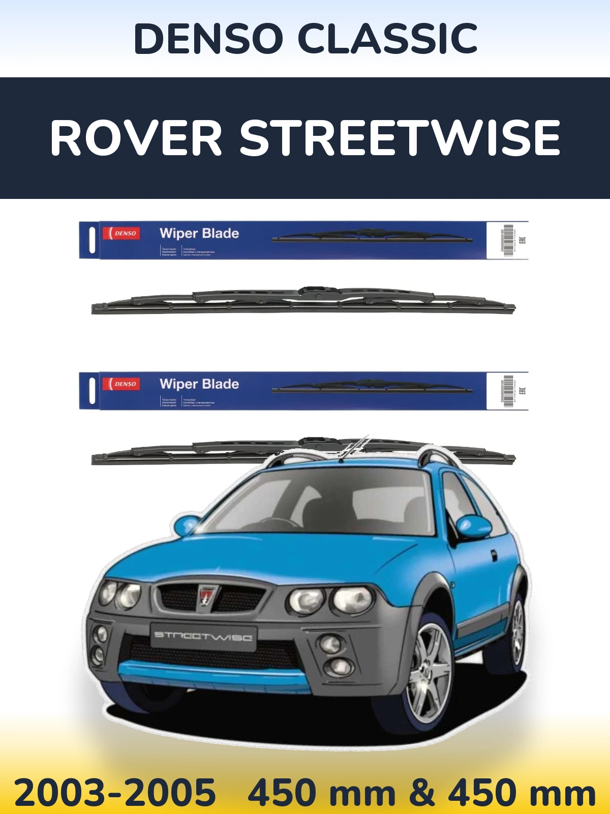Ștergătoare Denso Classic pentru Rover Streetwise