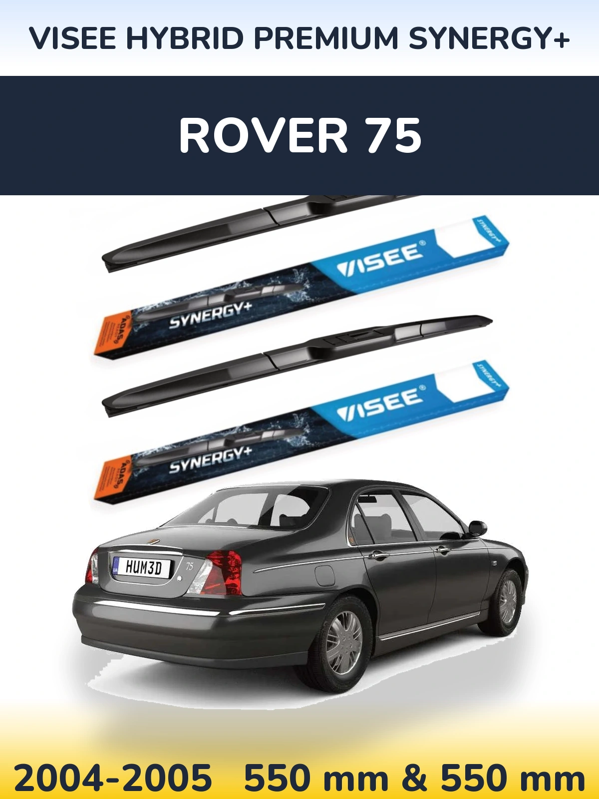 Ștergătoare VISEE HYBRID PREMIUM SYNERGY+ pentru Rover 75