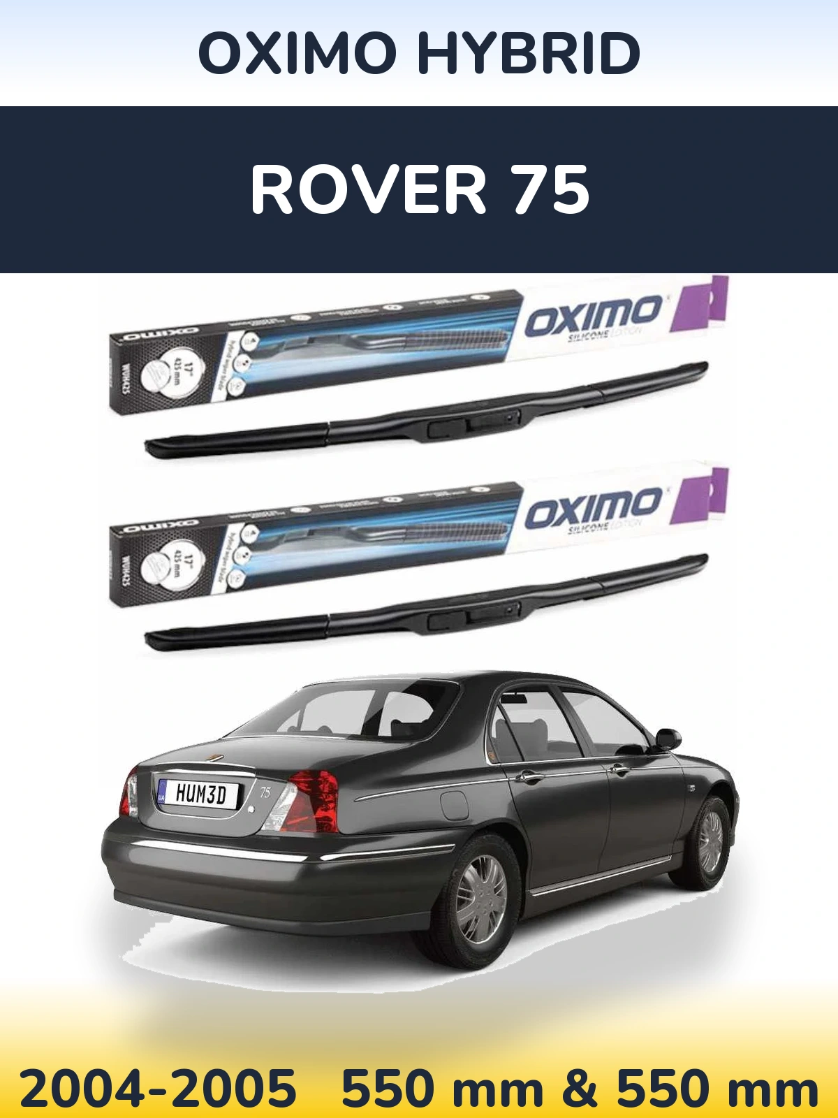 Ștergătoare Oximo Hybrid pentru Rover 75