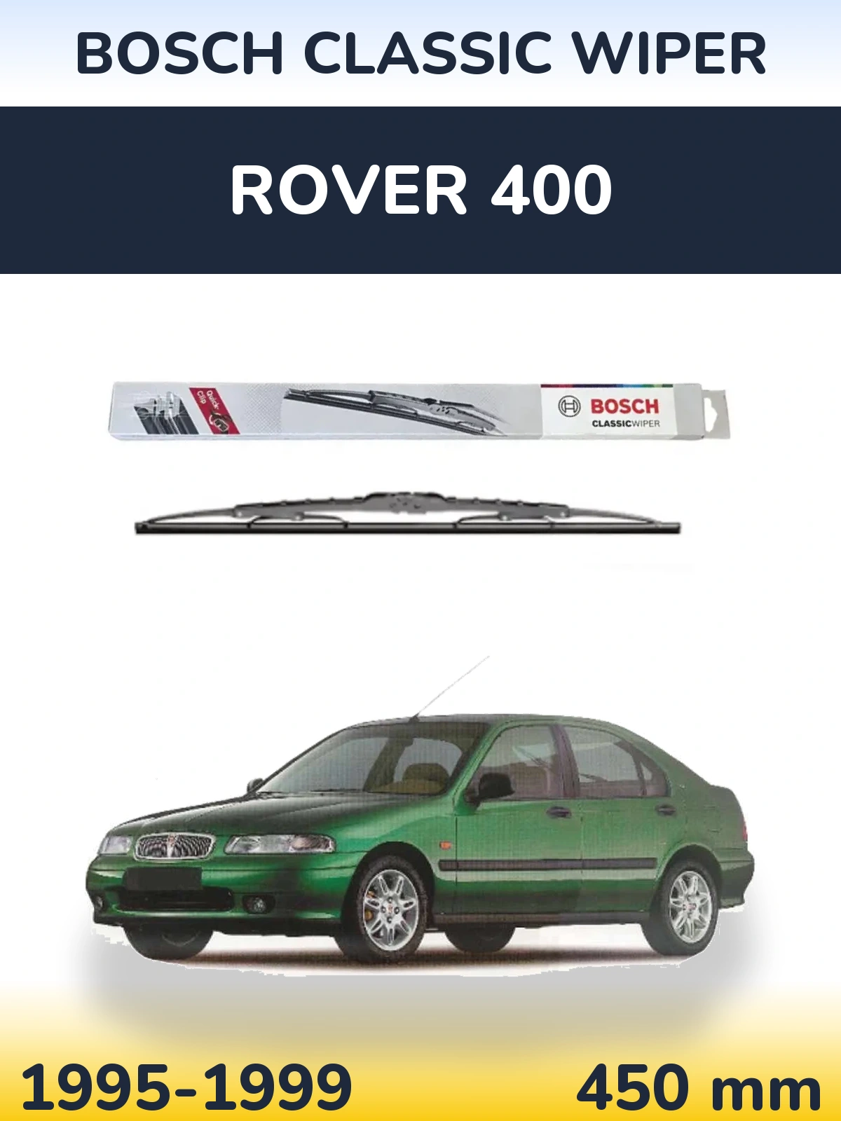 Ștergătoare BOSCH Classic Wiper pentru Rover 400