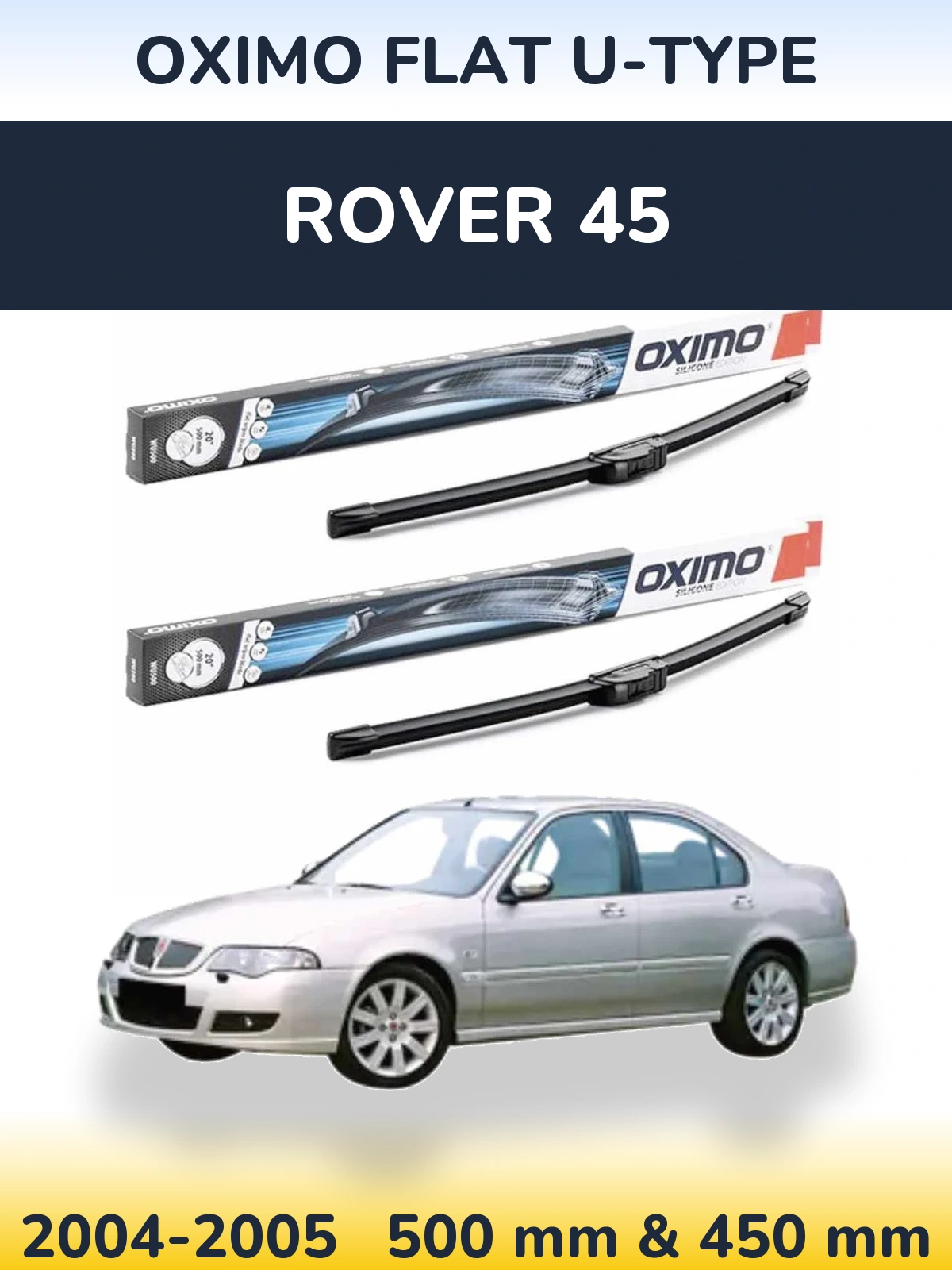 Ștergătoare Oximo Flat U-type pentru Rover 45