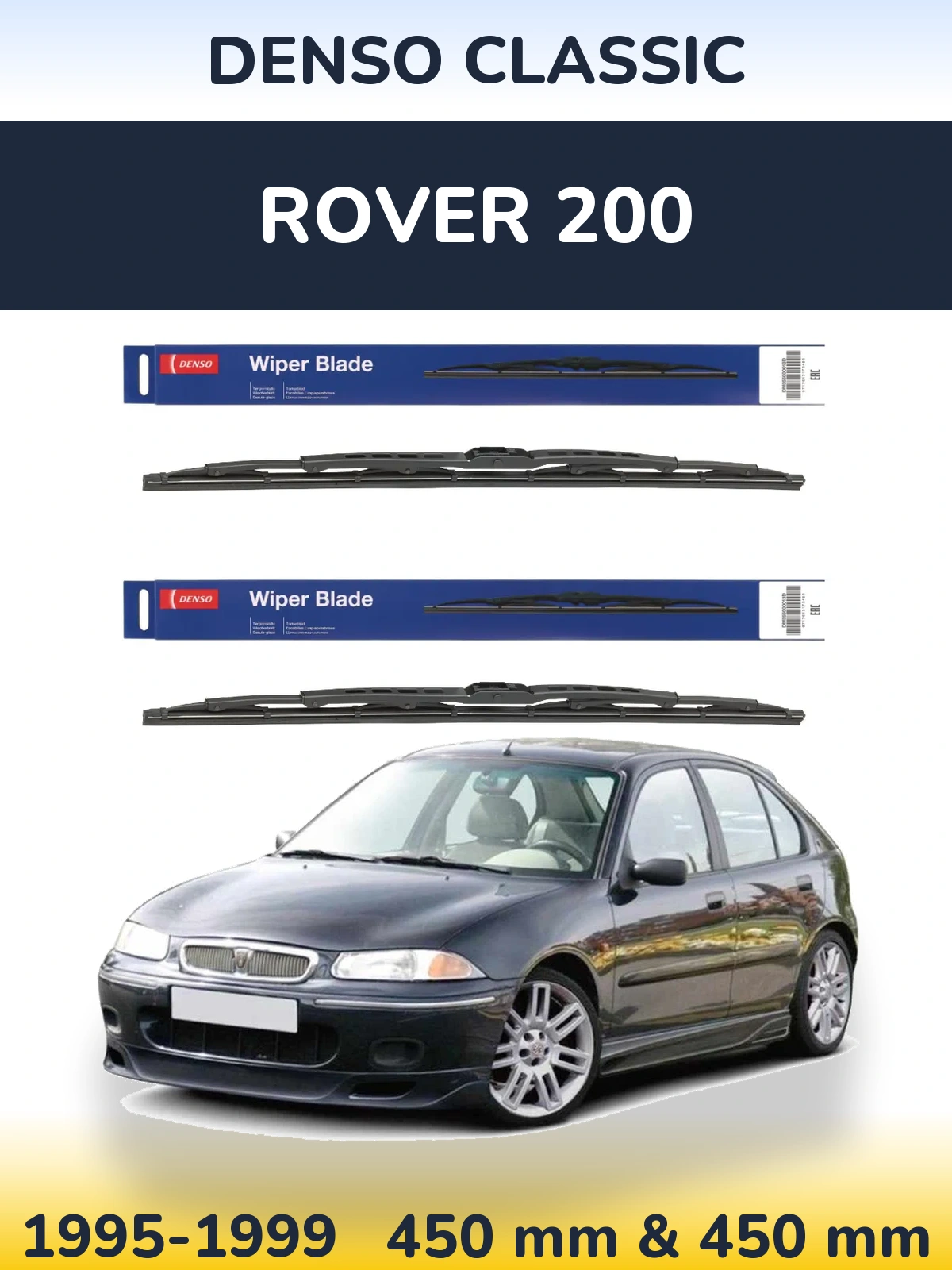 Ștergătoare Denso Classic pentru Rover 200