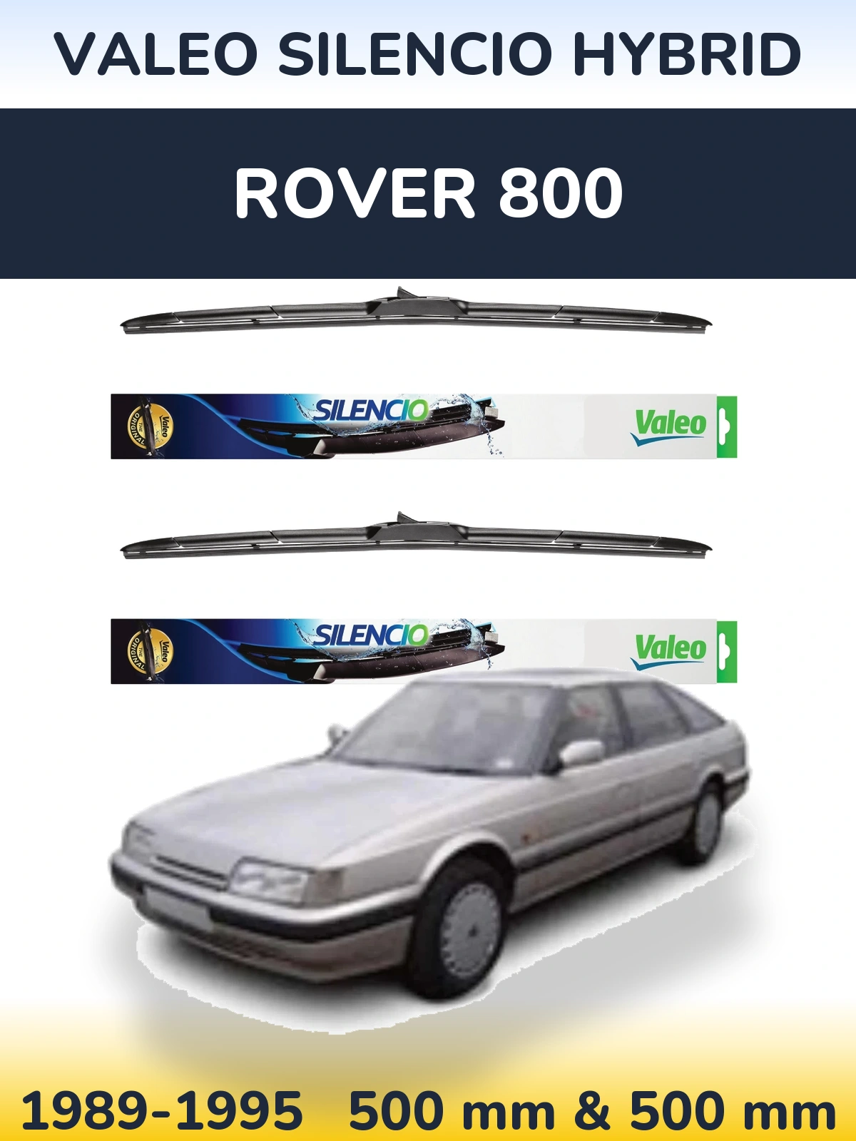 Ștergătoare Valeo Silencio Hybrid pentru Rover 800