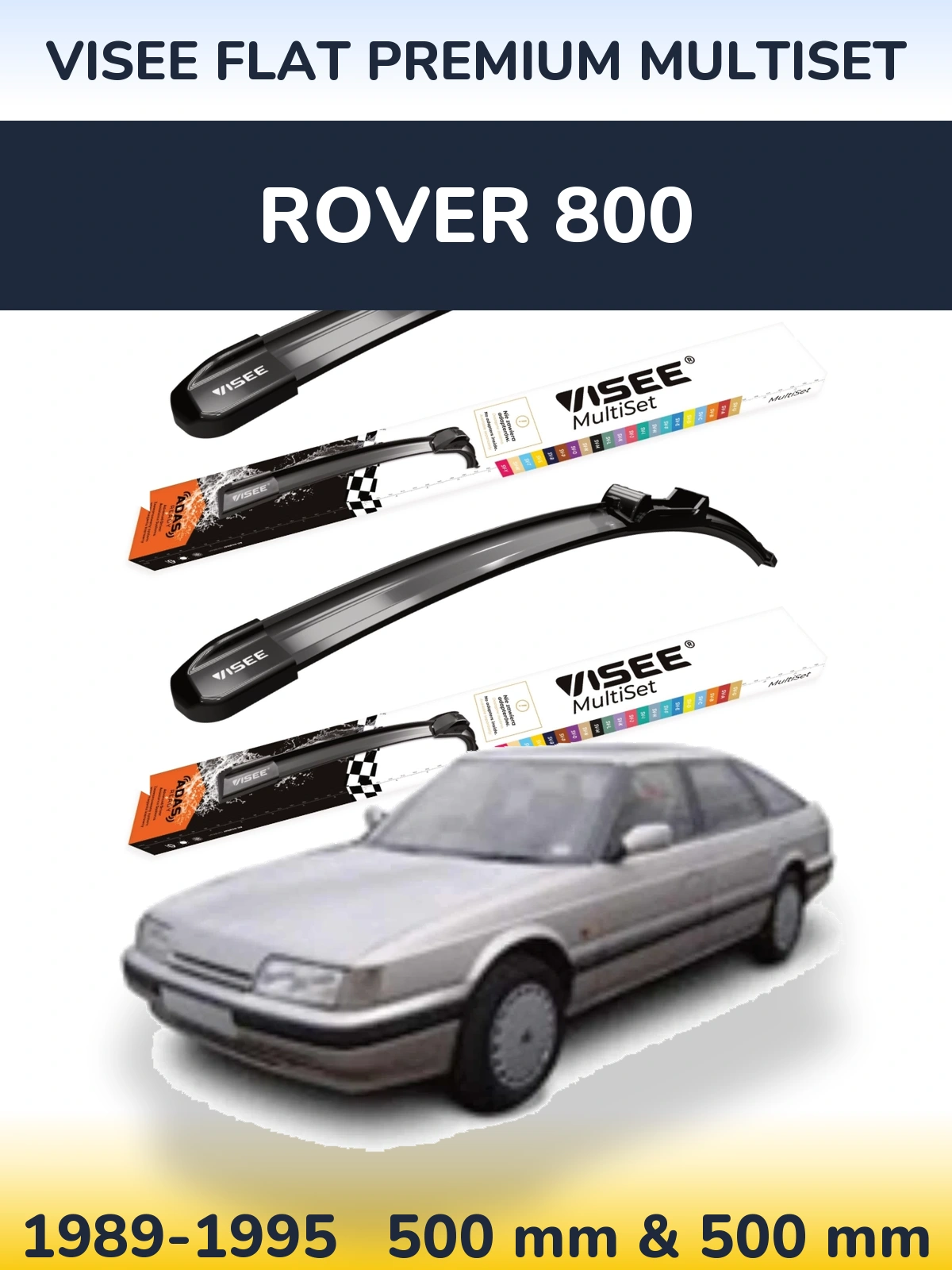 Ștergătoare VISEE FLAT PREMIUM MultiSet pentru Rover 800