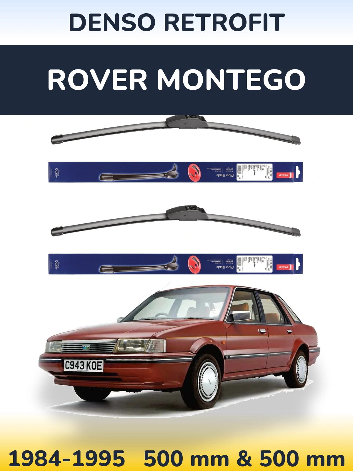 Ștergătoare Denso Retrofit pentru Rover Montego