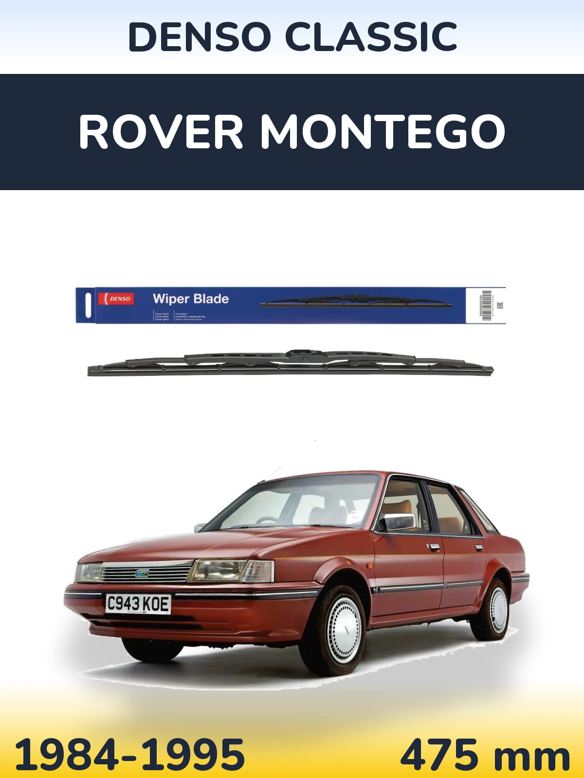 Ștergătoare Denso Classic pentru Rover Montego