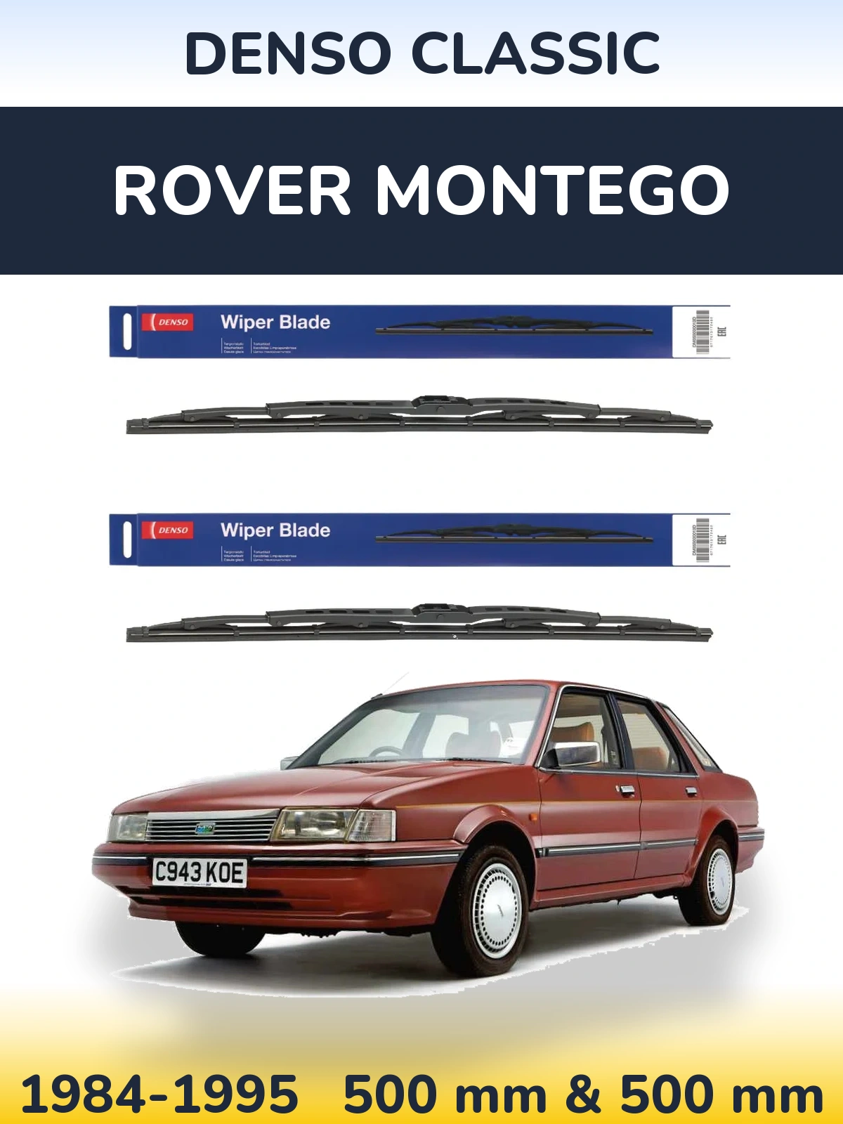 Ștergătoare Denso Classic pentru Rover Montego