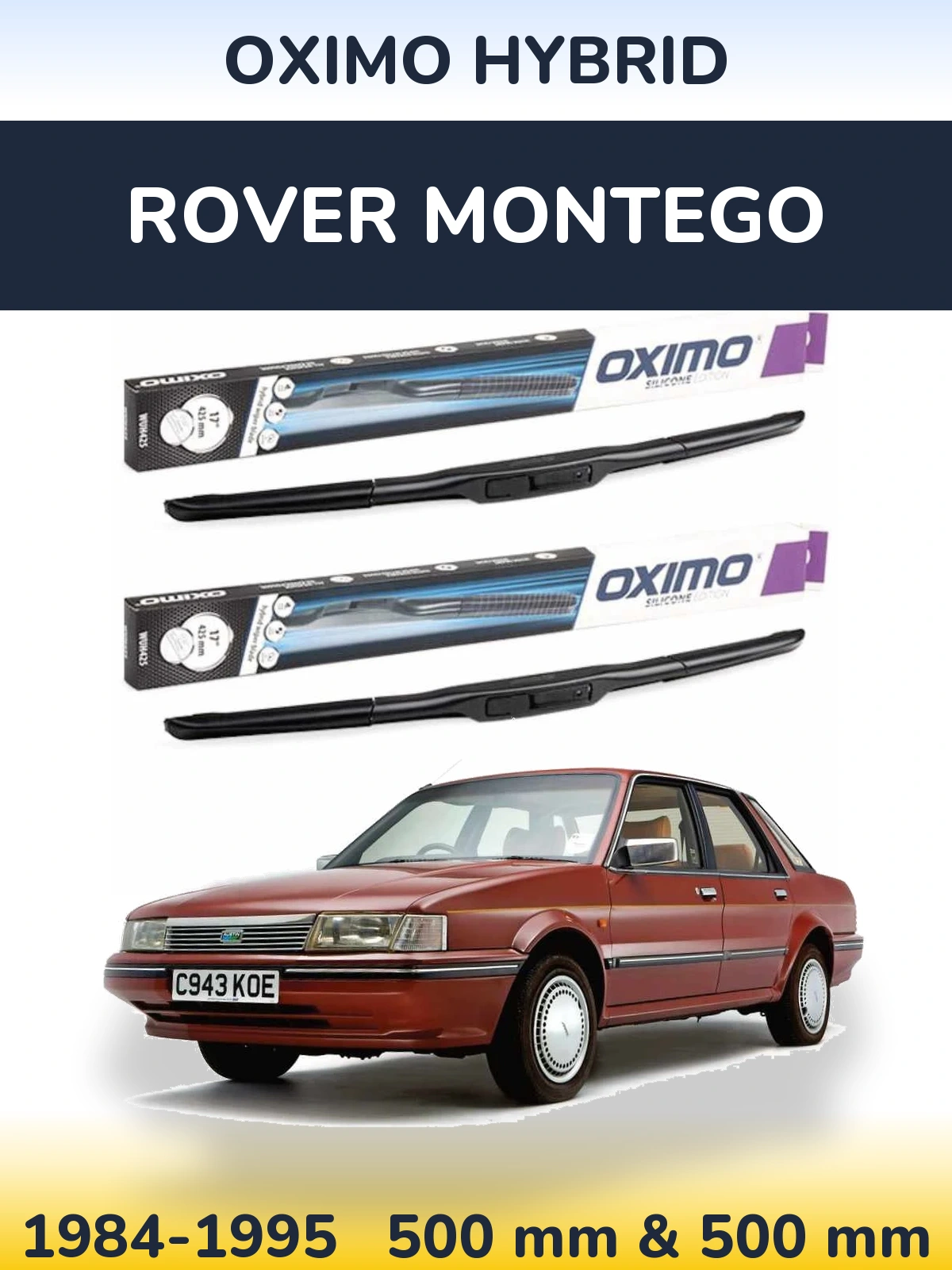 Ștergătoare Oximo Hybrid pentru Rover Montego