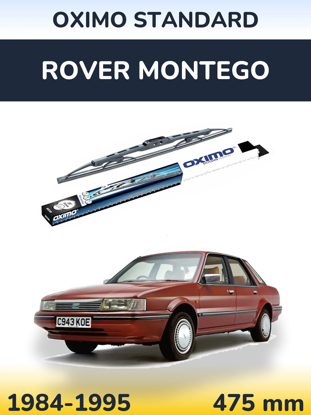 Ștergătoare Oximo Standard pentru Rover Montego