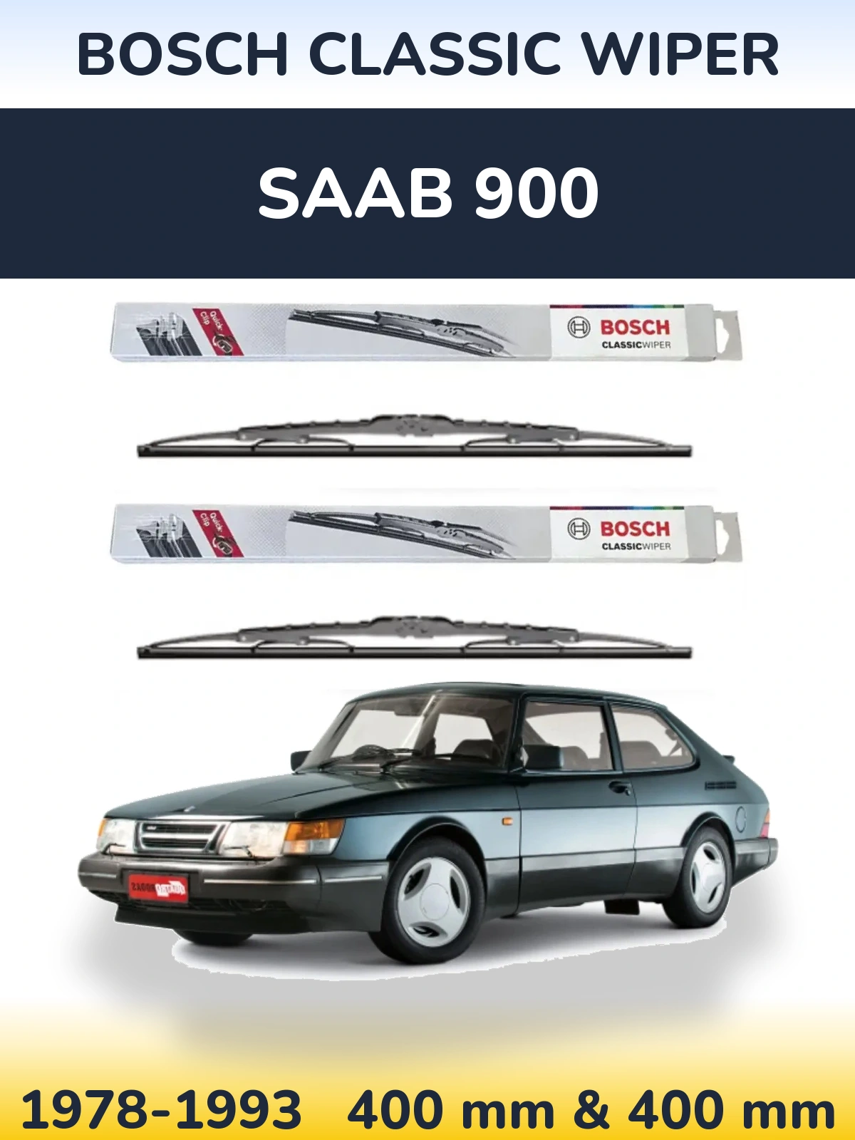 Ștergătoare BOSCH Classic Wiper pentru SAAB 900