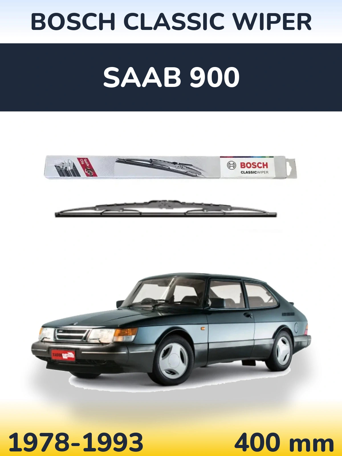 Ștergătoare BOSCH Classic Wiper pentru SAAB 900