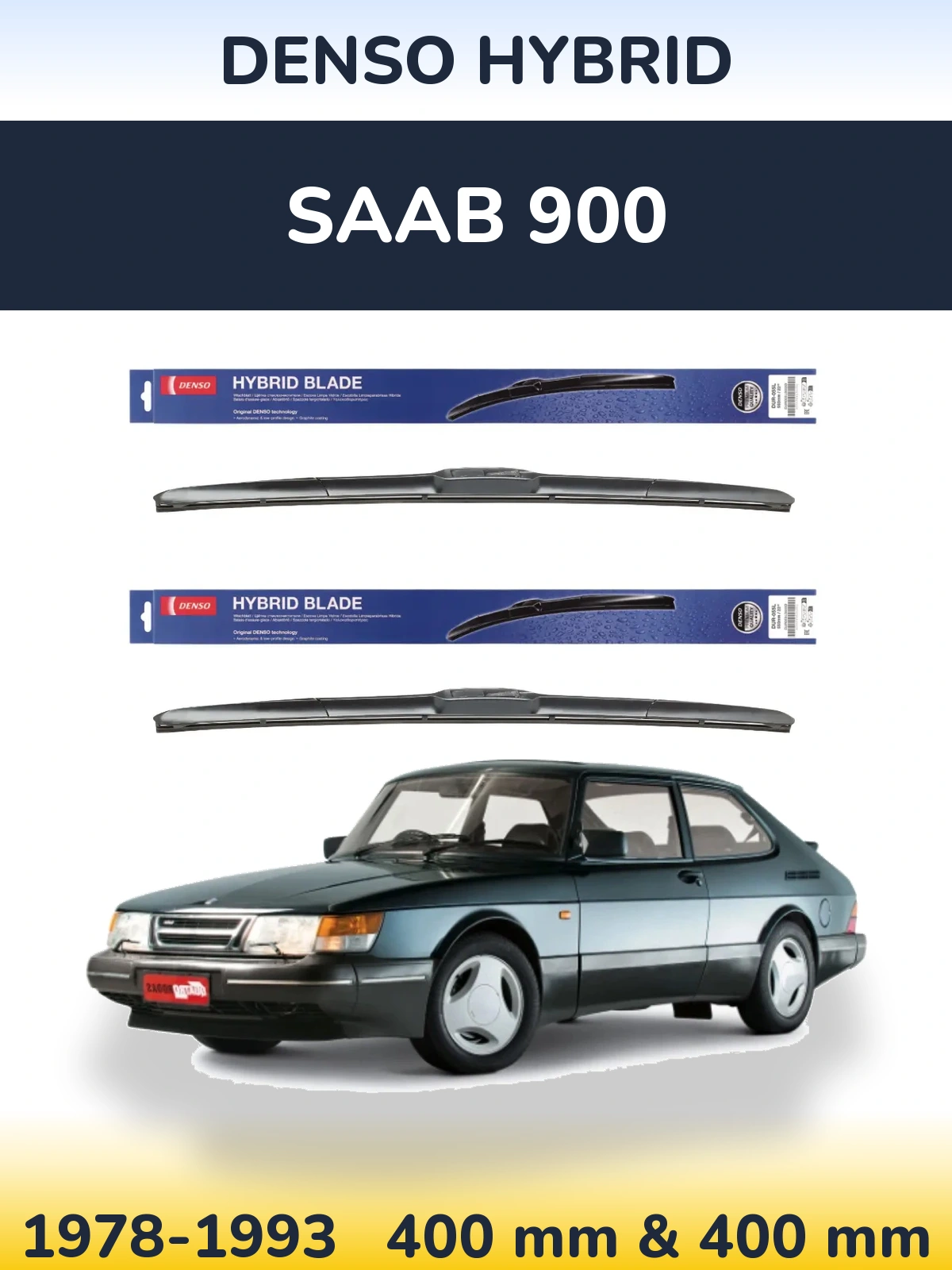 Ștergătoare Denso Hybrid pentru SAAB 900