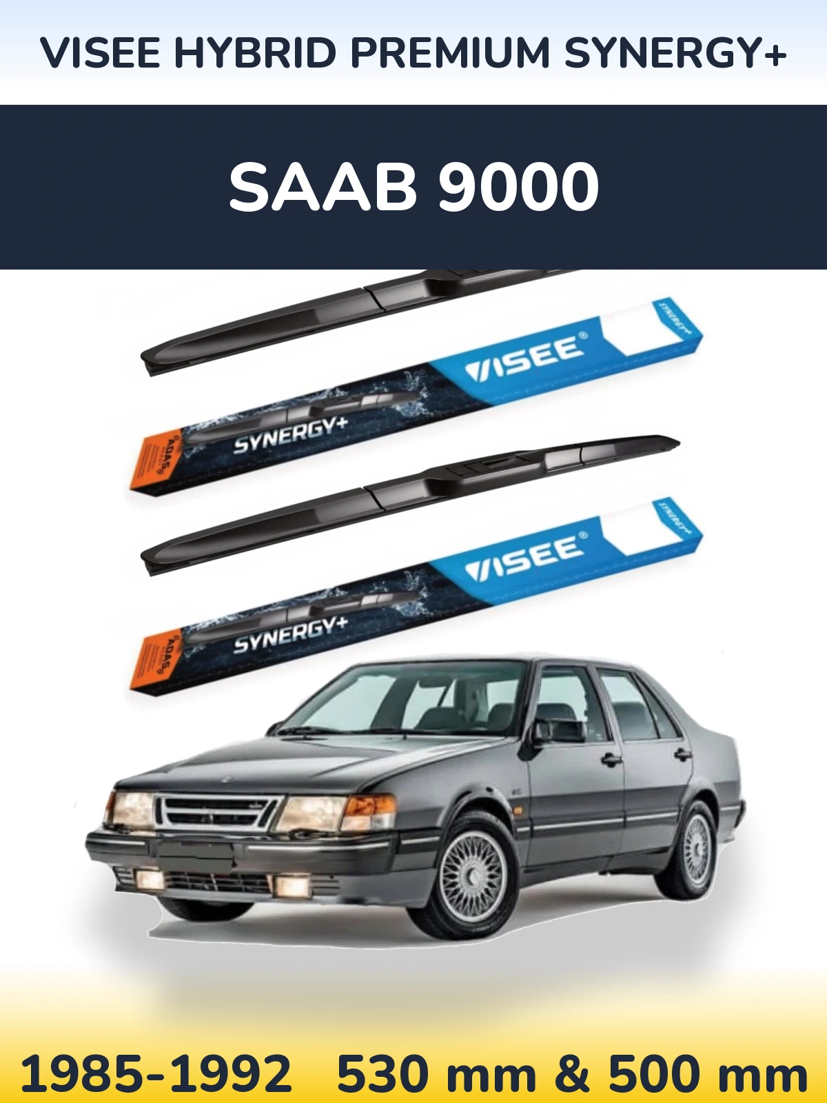 Ștergătoare VISEE HYBRID PREMIUM SYNERGY+ pentru SAAB 9000