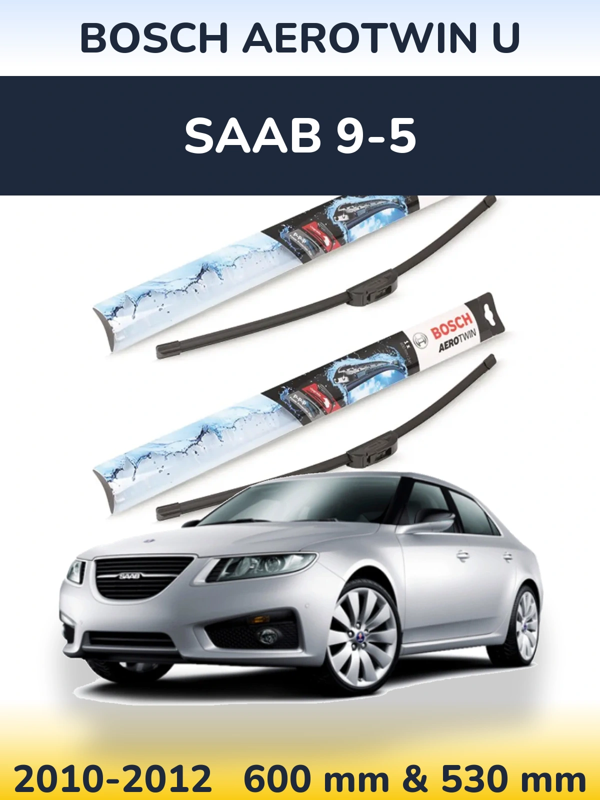 Ștergătoare BOSCH AeroTwin U pentru SAAB 9-5