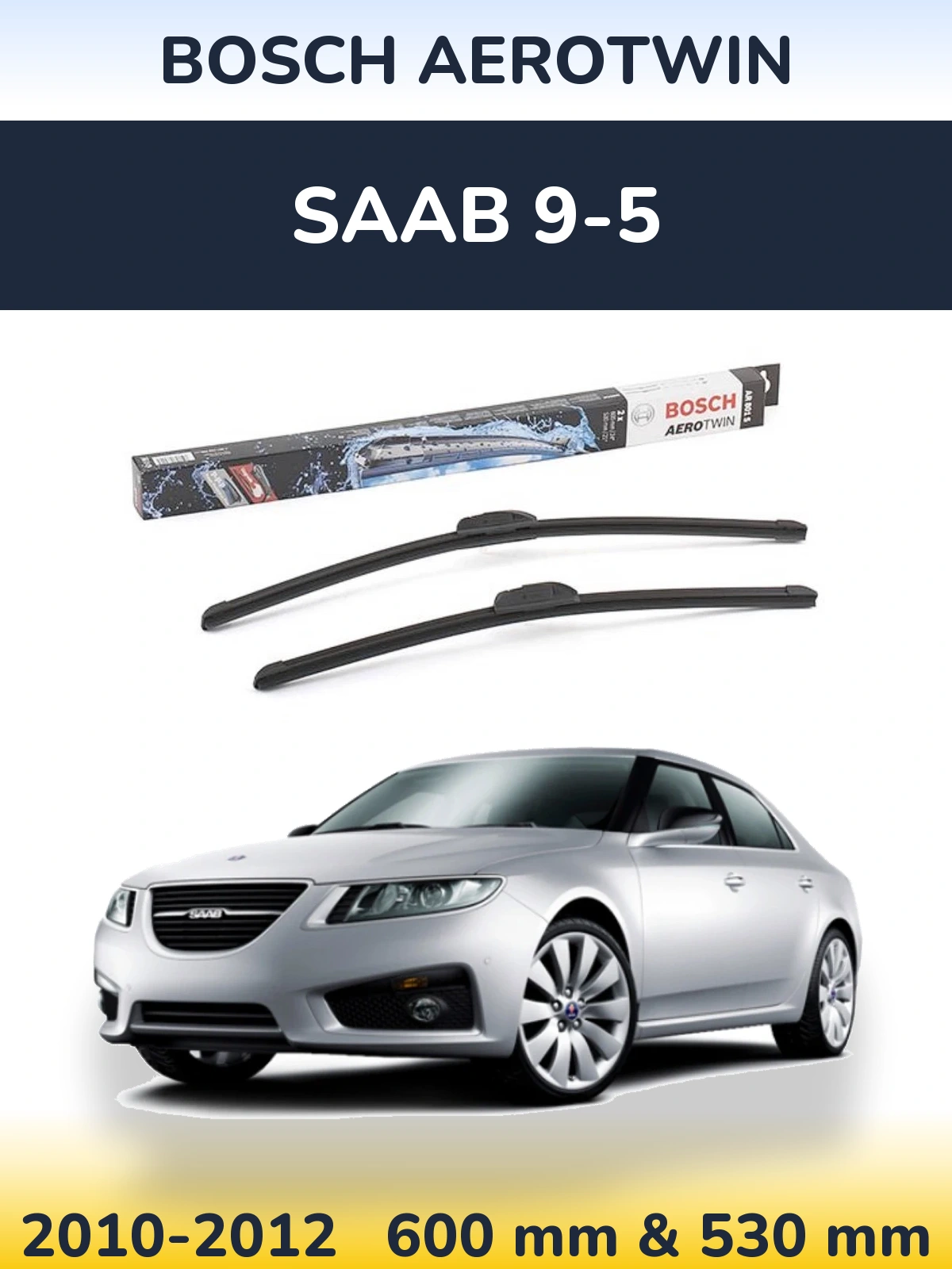Ștergătoare BOSCH AeroTwin pentru SAAB 9-5