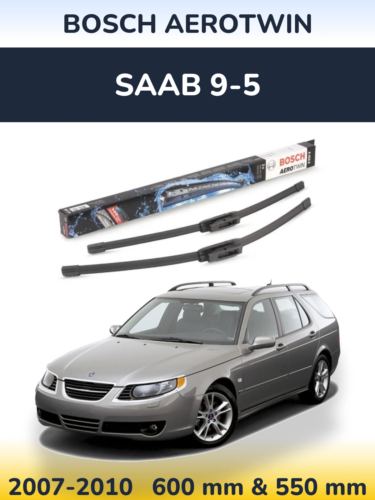 Ștergătoare BOSCH AeroTwin pentru SAAB 9-5