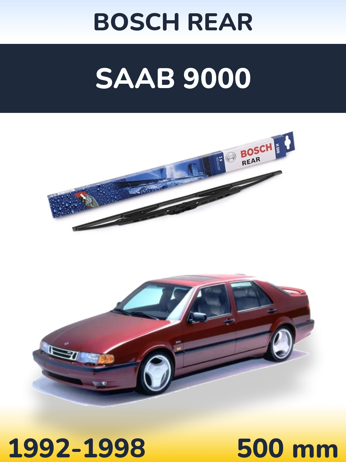 Ștergătoare BOSCH Rear pentru SAAB 9000