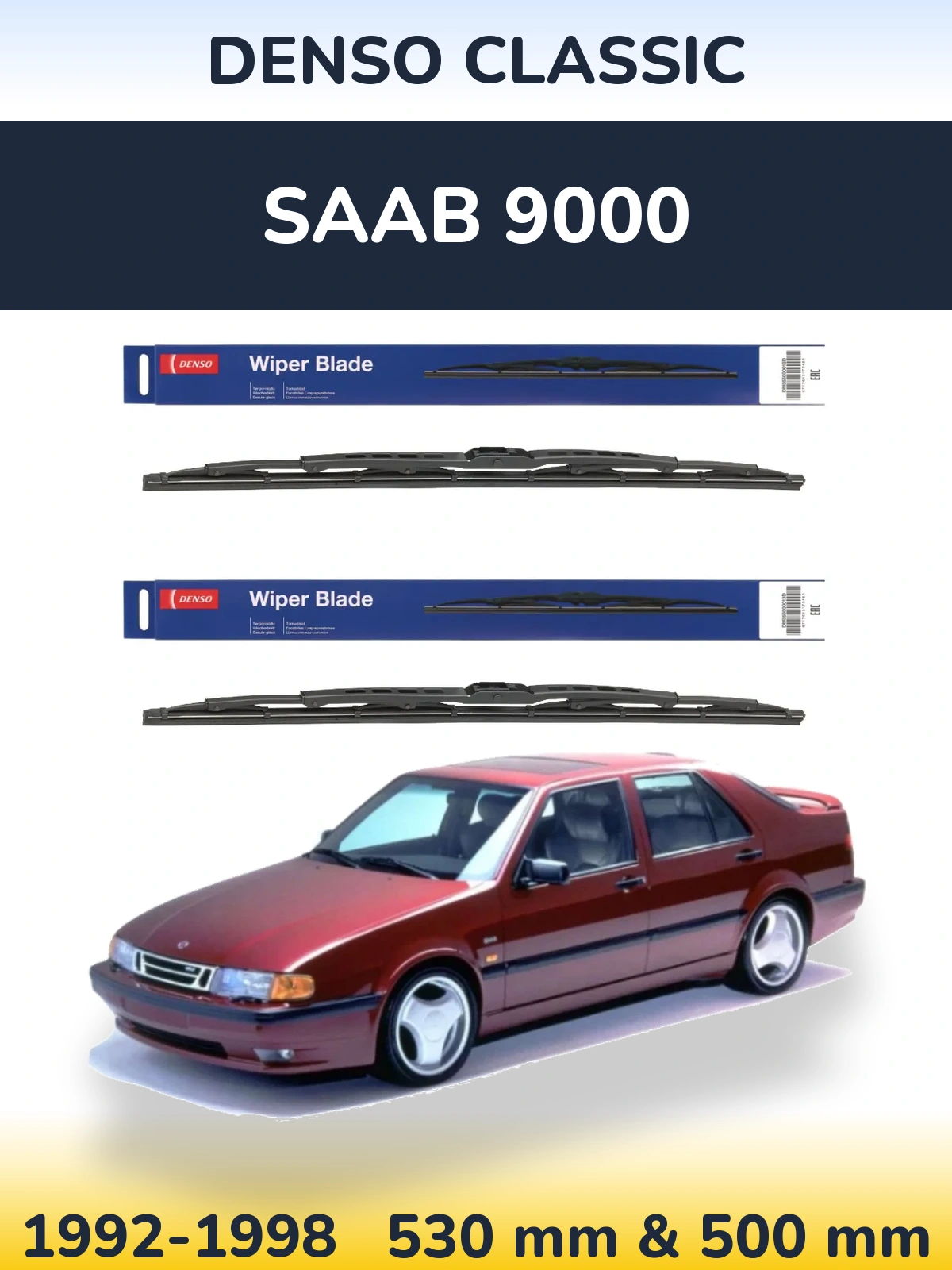 Ștergătoare Denso Classic pentru SAAB 9000