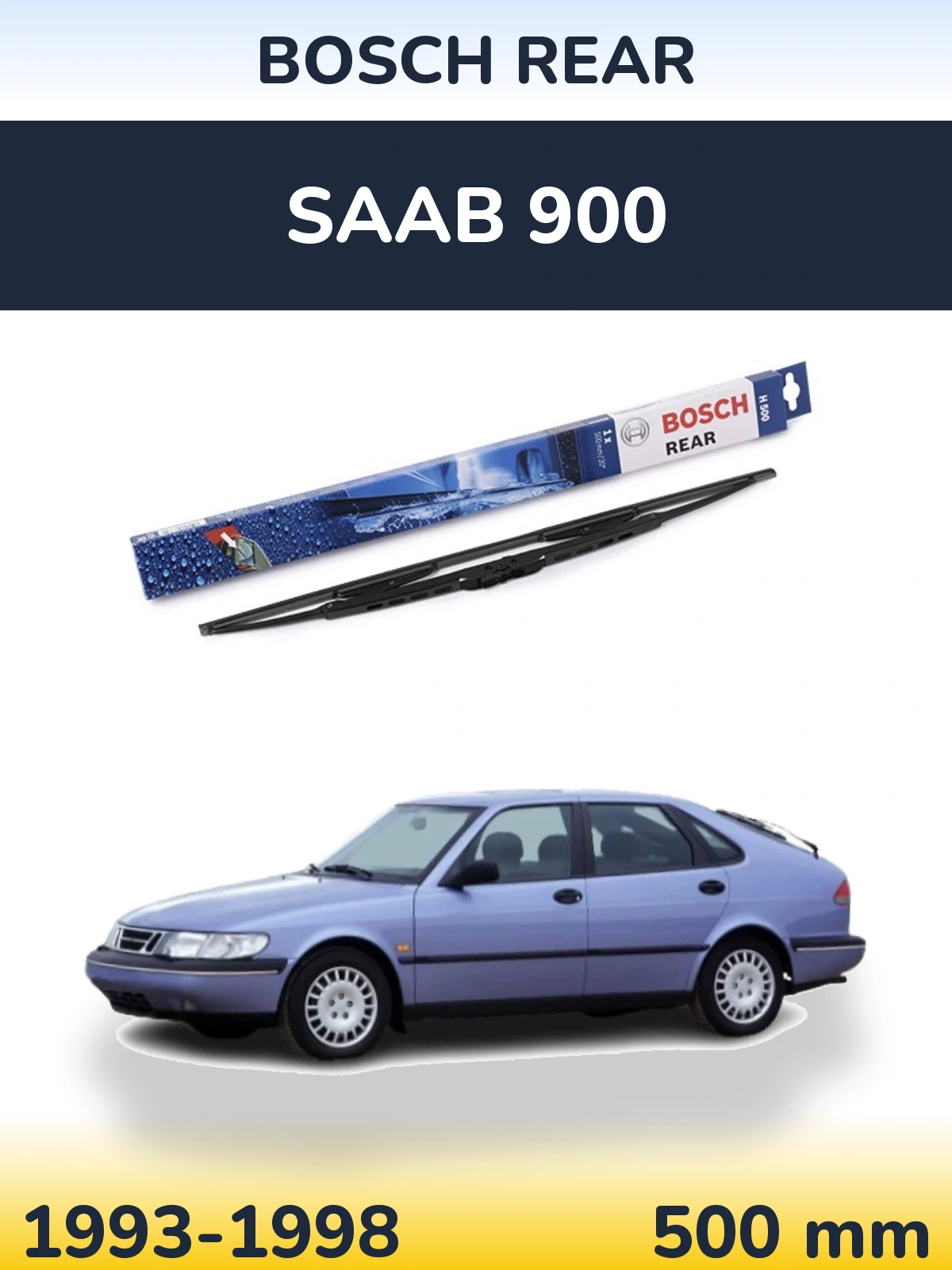 Ștergătoare BOSCH Rear pentru SAAB 900