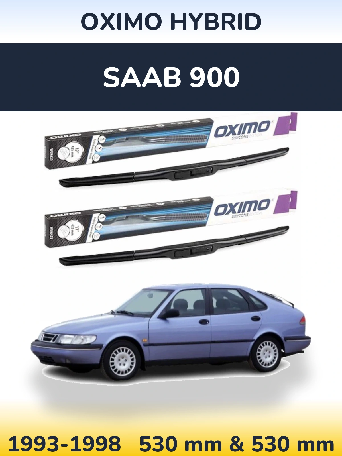 Ștergătoare Oximo Hybrid pentru SAAB 900
