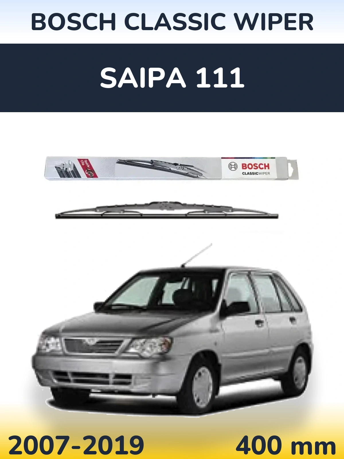 Ștergătoare BOSCH Classic Wiper pentru Saipa 111