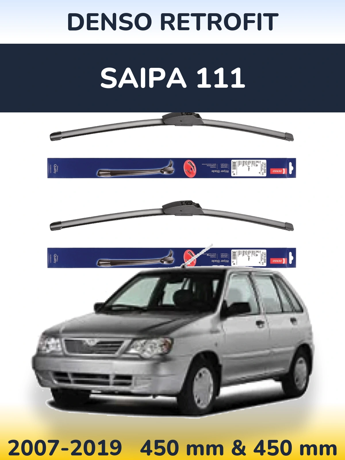Ștergătoare Denso Retrofit pentru Saipa 111