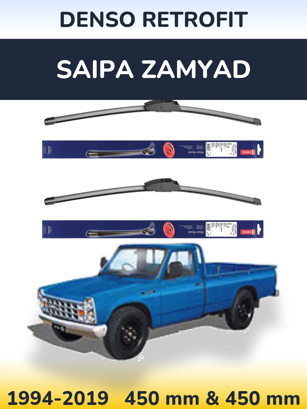 Ștergătoare Denso Retrofit pentru Saipa Zamyad