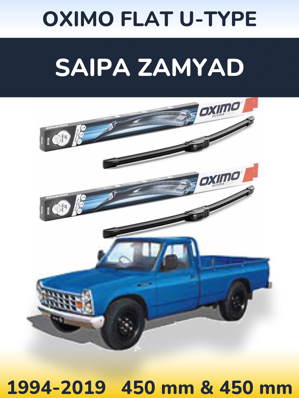Ștergătoare Oximo Flat U-type pentru Saipa Zamyad