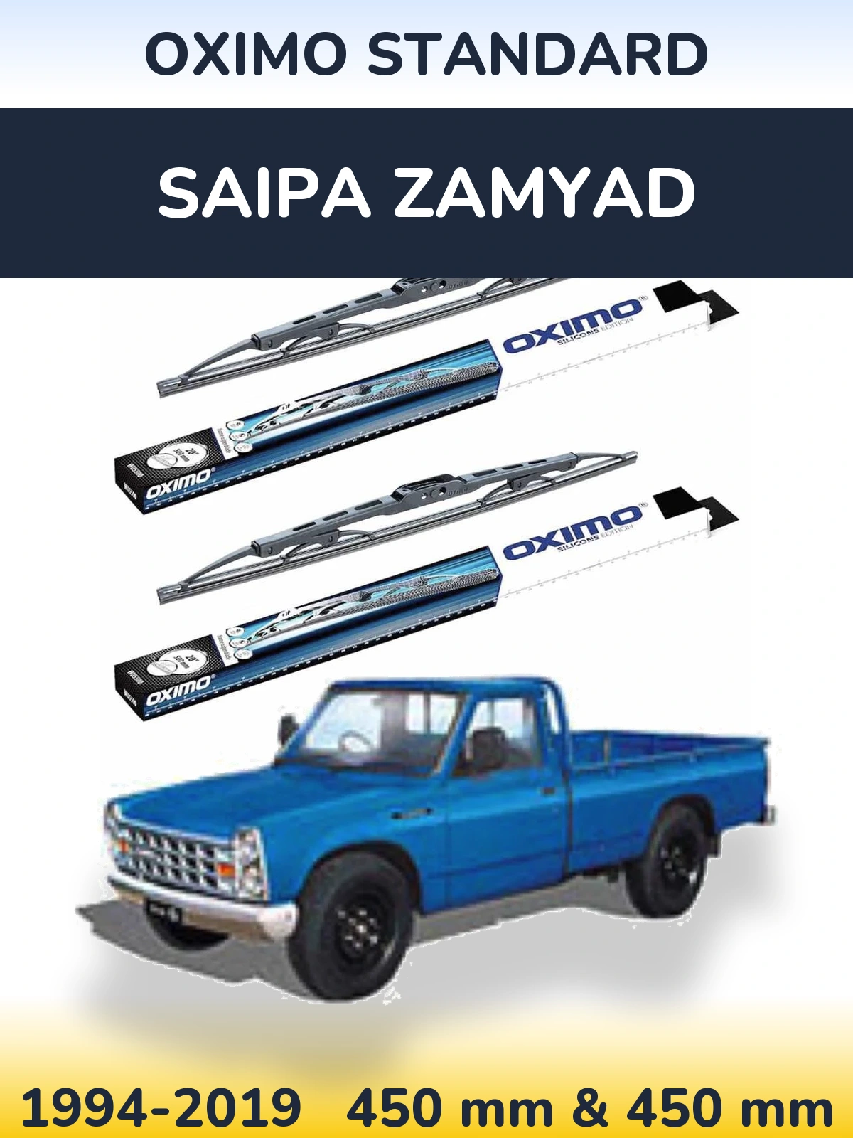 Ștergătoare Oximo Standard pentru Saipa Zamyad