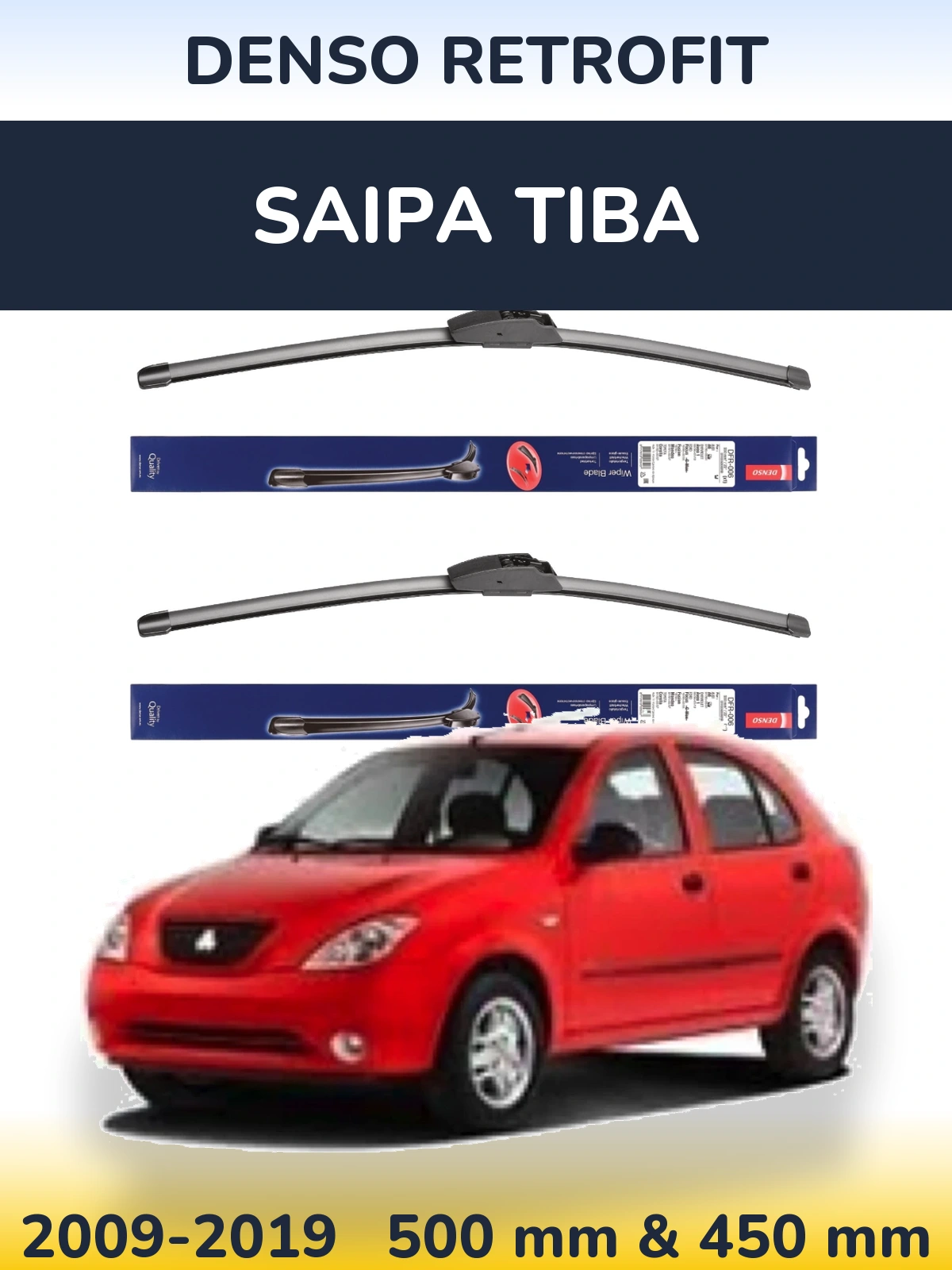 Ștergătoare Denso Retrofit pentru Saipa Tiba