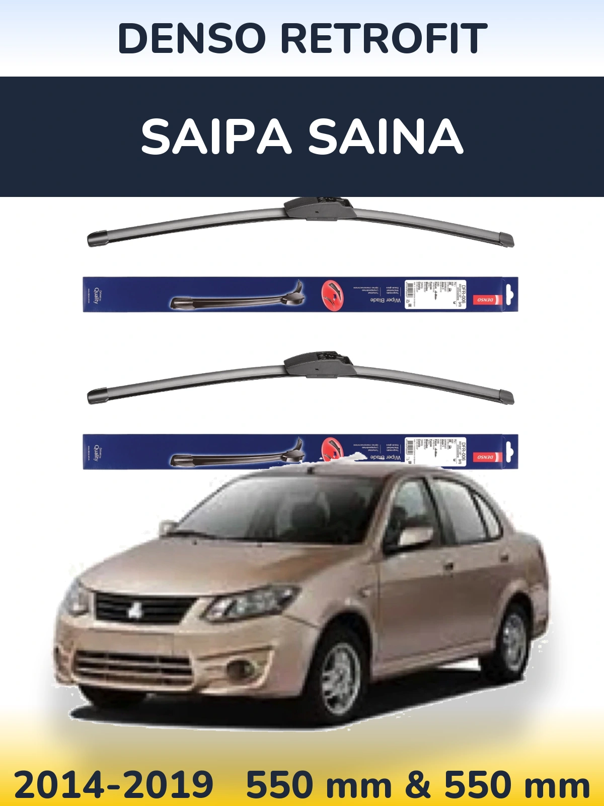 Ștergătoare Denso Retrofit pentru Saipa Saina