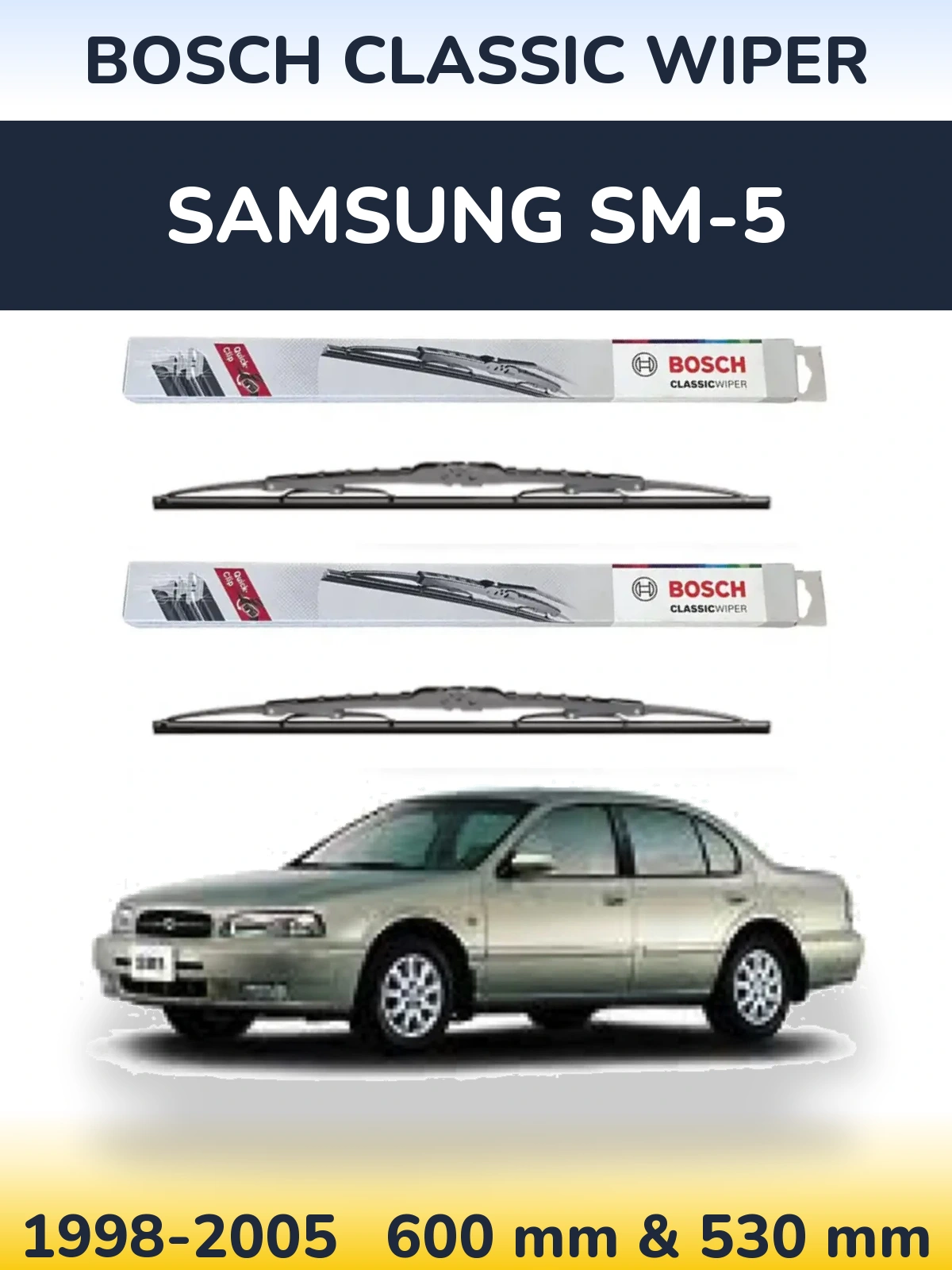 Ștergătoare BOSCH Classic Wiper pentru Samsung SM-5