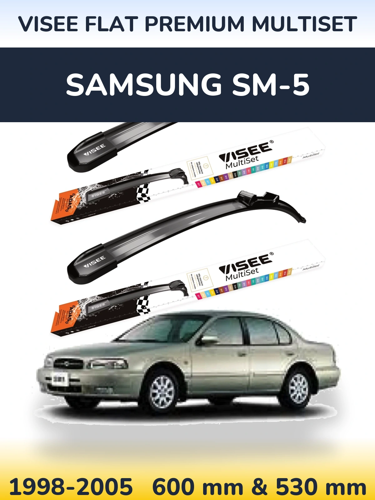 Ștergătoare VISEE FLAT PREMIUM MultiSet pentru Samsung SM-5